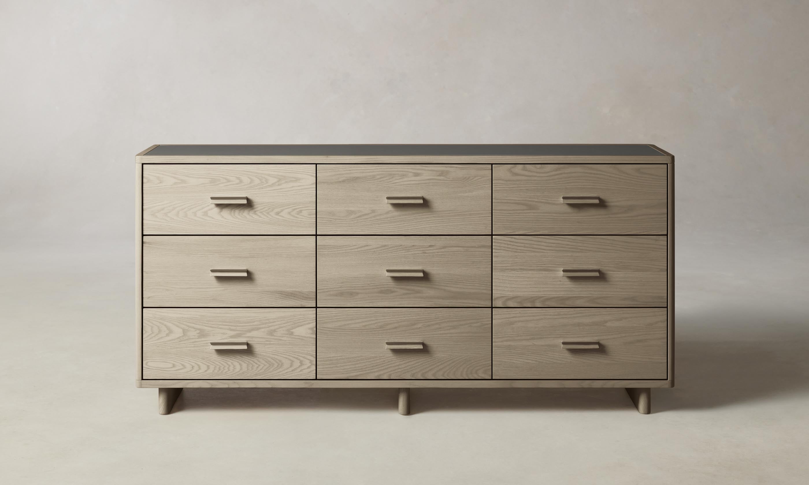 Clinton 9-Drawer Dresser - Solid Wood Bedroom Chest with Smooth Gliding Drawers | Perfect for Bedroom Storage, Guest Room Organization & Nursery Furniture