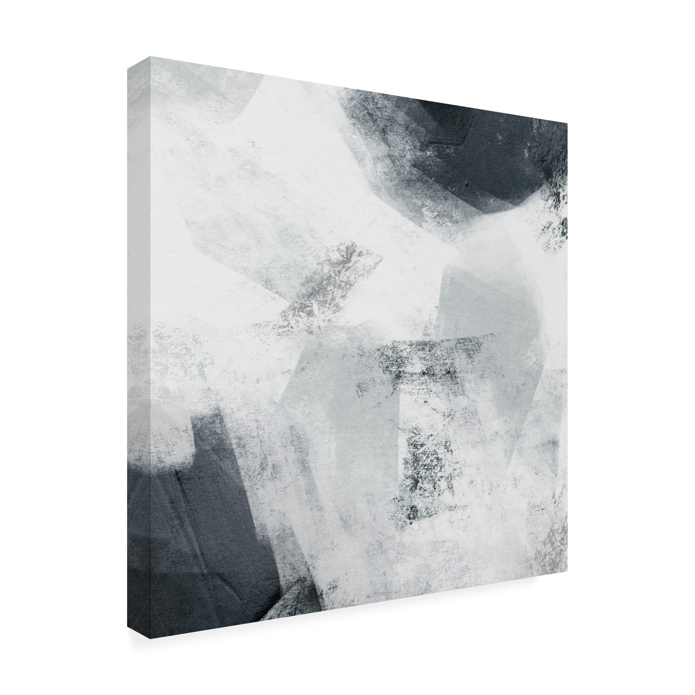 Emma Caroline 'Mire II' 24x24 Canvas Wall Art Print - Modern Abstract Painting for Living Room, Bedroom & Office Decor
