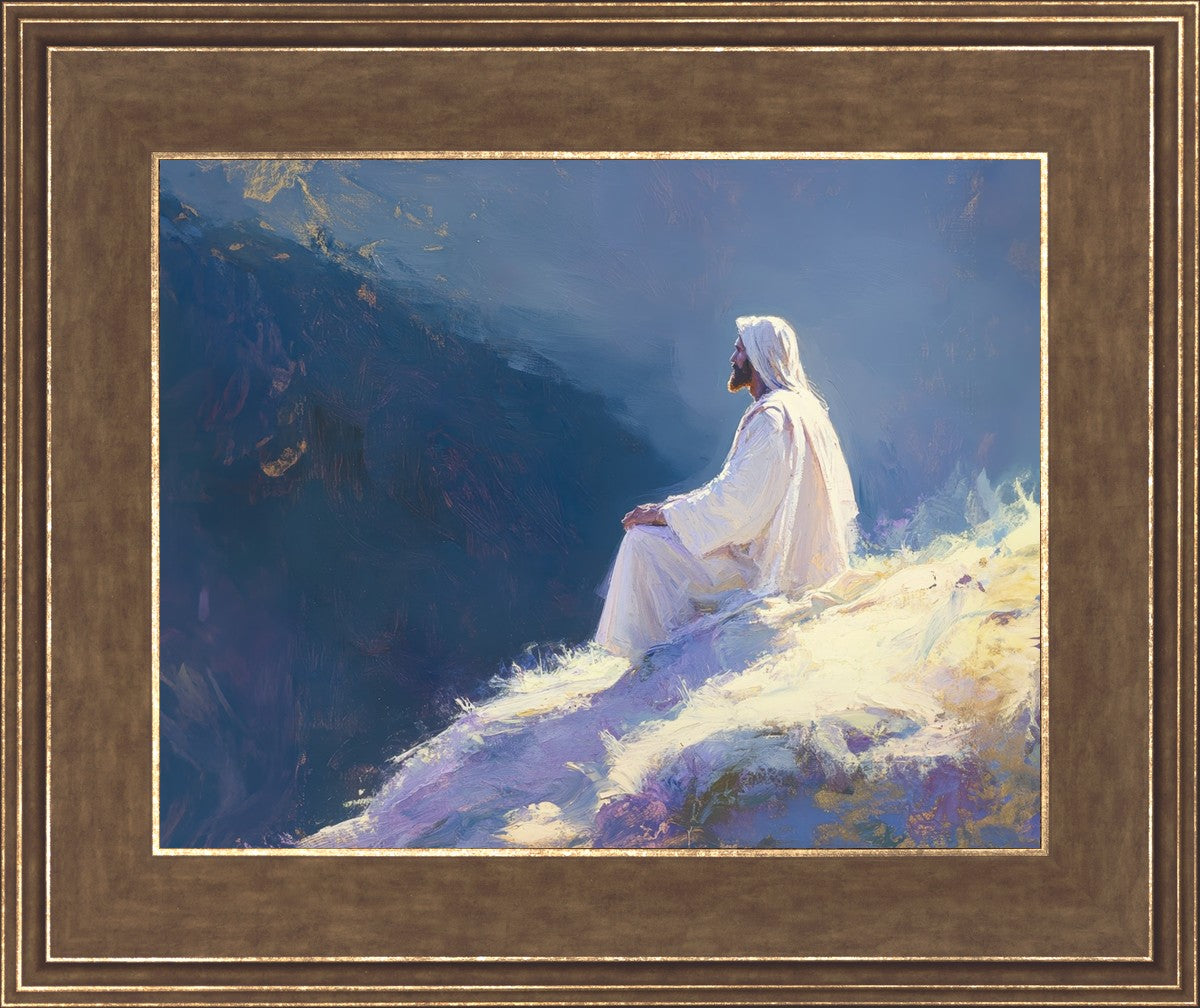 Contemplation By Justin Anna Culebro - Abstract Wall Art Painting for Home & Office Decor | Perfect for Living Room, Bedroom or Meditation Space