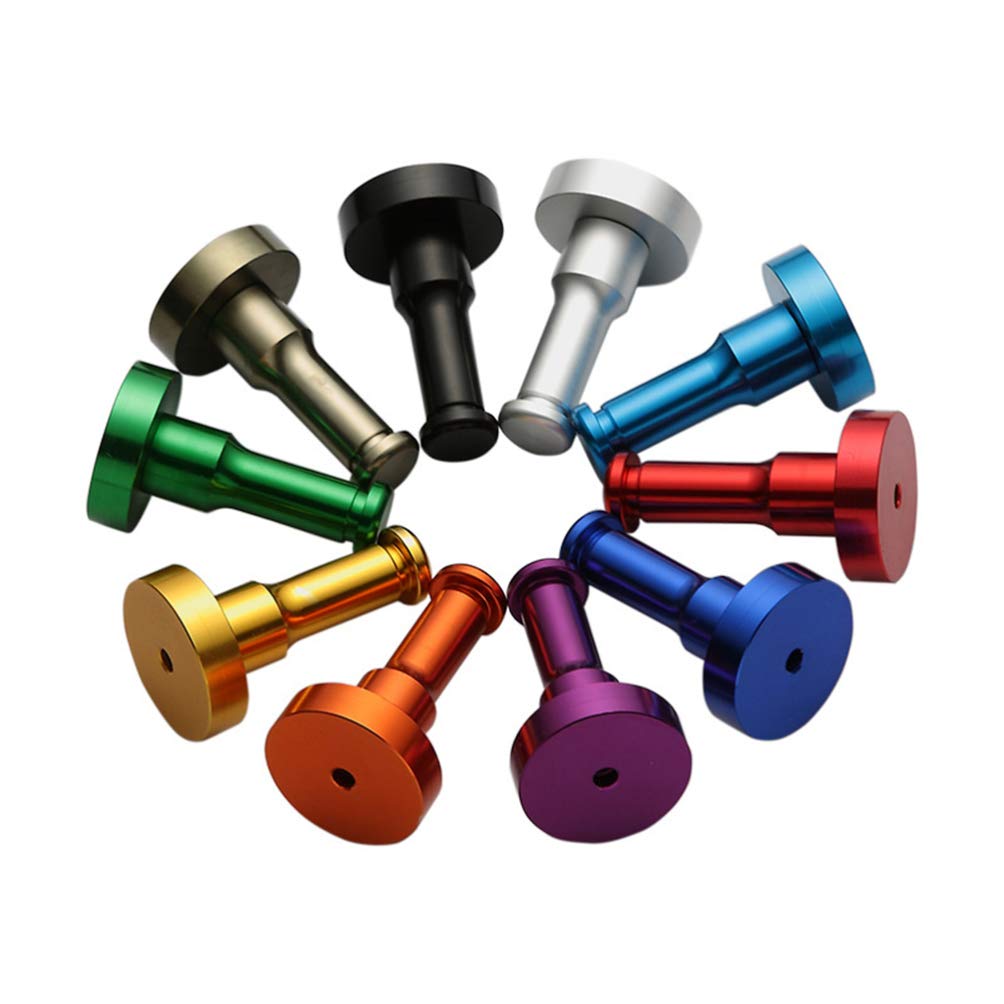 DOITOOL Heavy Duty Wall Hooks - 10 Pack Aluminum Wall Mount Hooks for Hanging Coats, Hats, Keys & More - Durable Metal Hooks for Home, Office, Garage & Entryway Organization