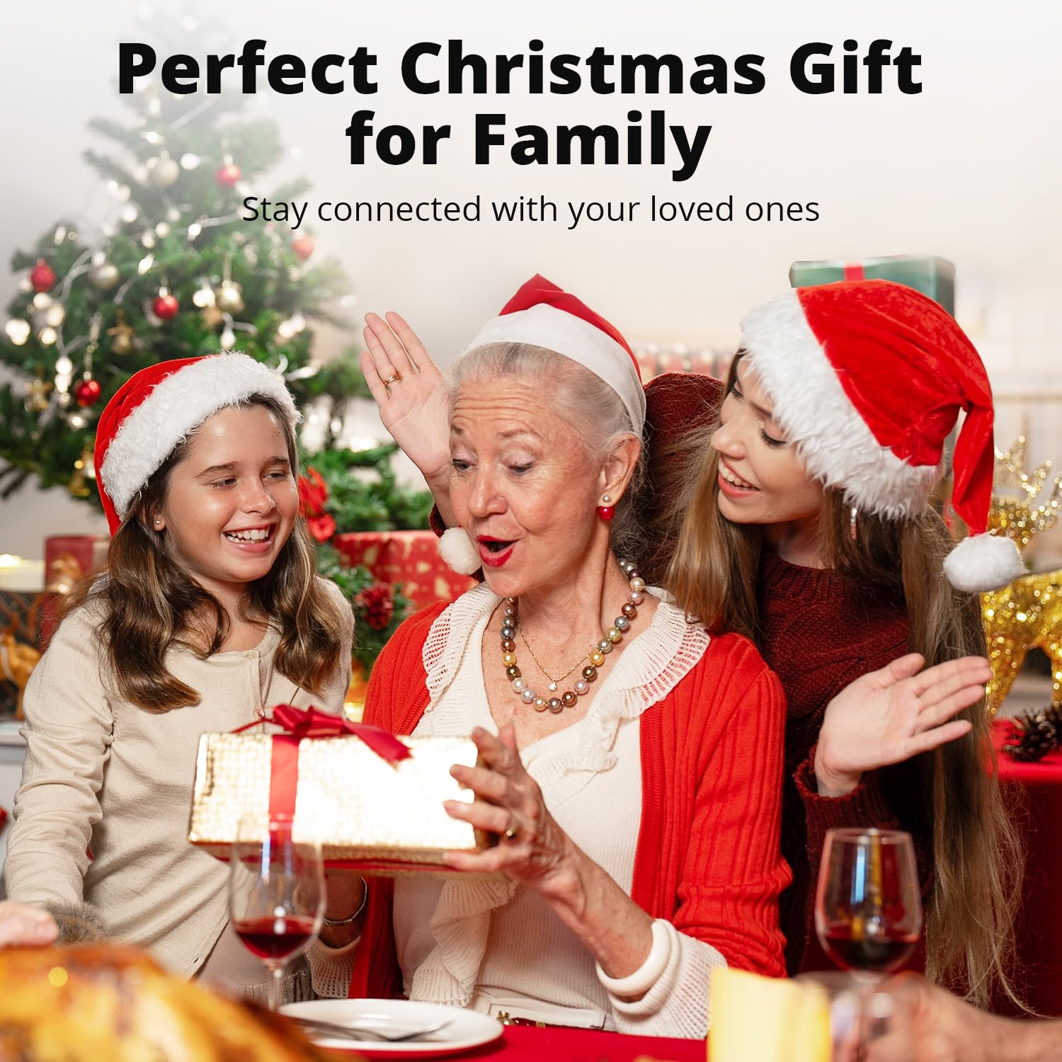 Dragon Touch 15.6 Inch WiFi Digital Picture Frame with 32GB Storage - Full HD 1080P Touchscreen, Auto-Rotate, Instant Photo/Video Sharing via Free App | Perfect Gift for Mom, Dad & Family | Display Memories in Living Room, Bedroom or Office