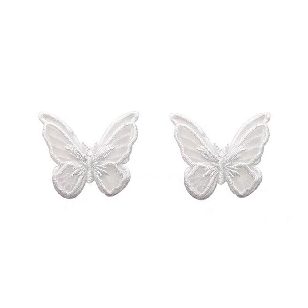 10PCS Lace Butterfly Hair Clips for Women & Girls - Elegant White Hair Accessories for Weddings, Parties & Everyday Style