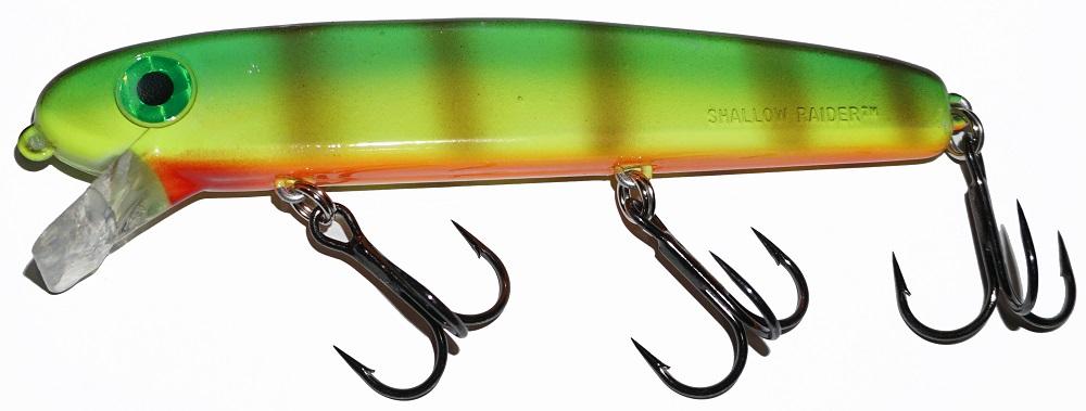 Bucher 5 Shallow Raider Crankbait Fishing Lure - Topwater Bass Bait for Freshwater & Saltwater - Perfect for Shallow Water Fishing, Casting, and Trolling