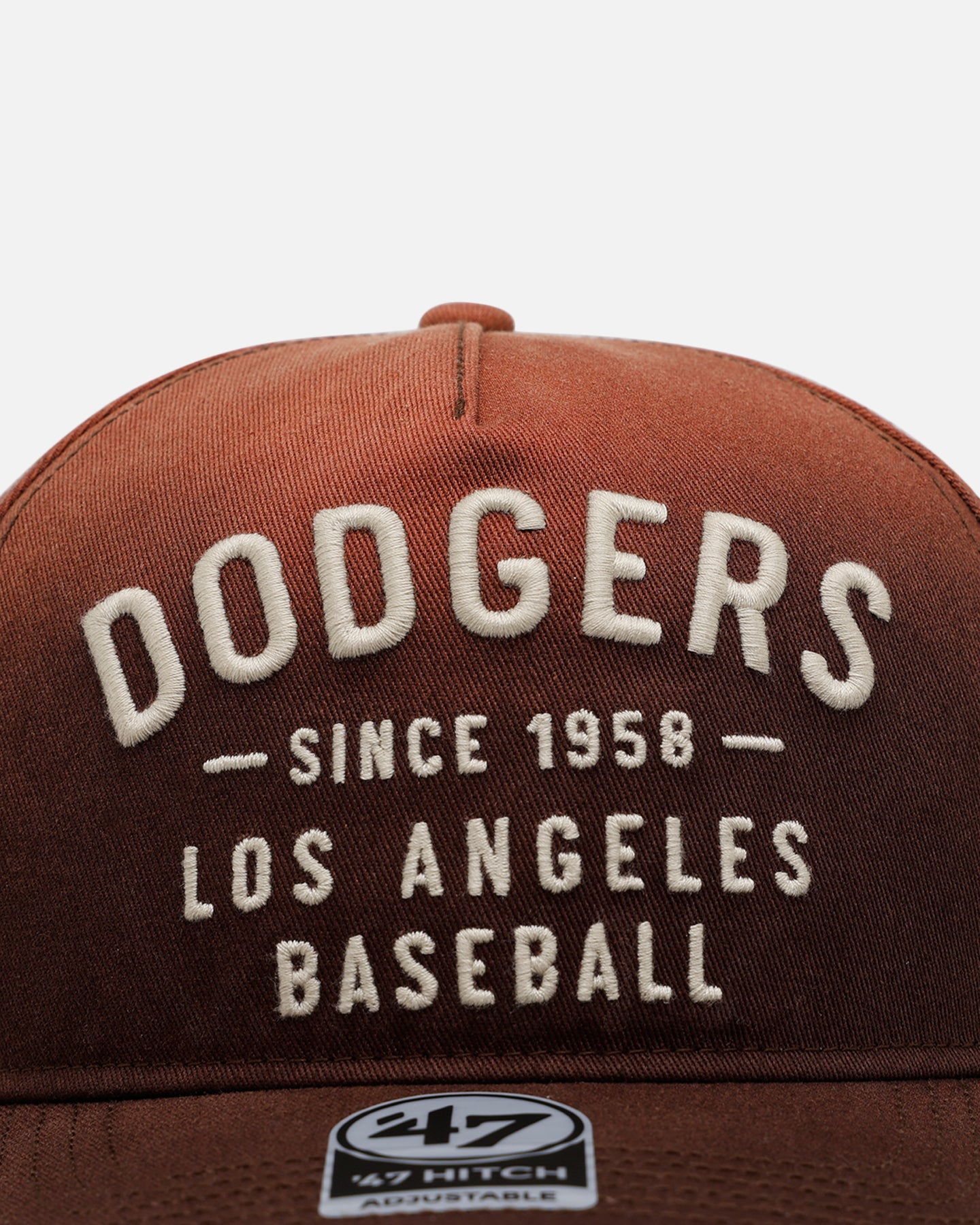 47 Brand Los Angeles Dodgers 'Dusted' 47 Hitch Snapback Hat - Adjustable Brown Baseball Cap for Men & Women - Perfect for Sports Games, Streetwear & Casual Outfits