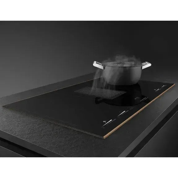 Smeg 80cm Linea Induction Cooktop - Energy Efficient Electric Stove with Touch Controls | Perfect for Modern Kitchens, Home Chefs & Restaurant Use