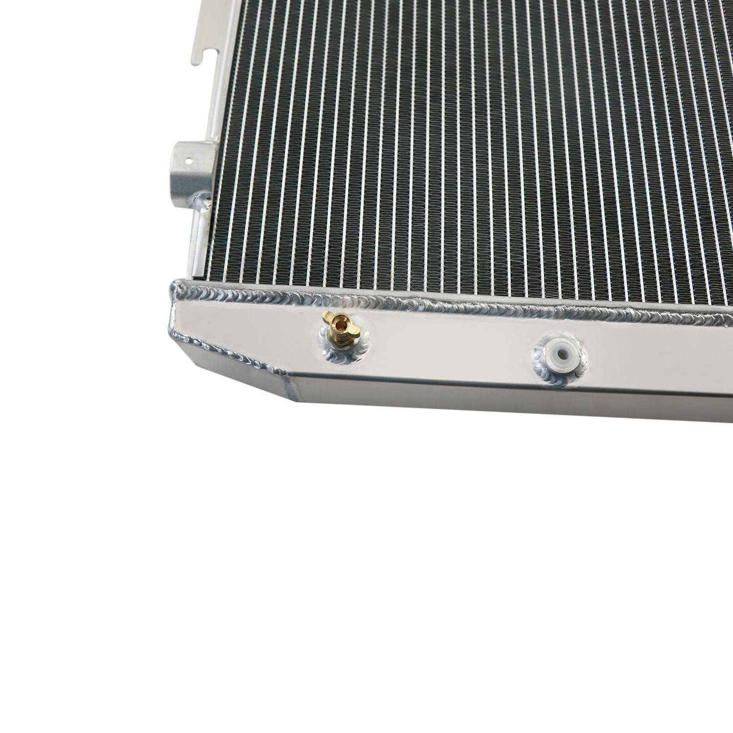 4 Row Aluminum Radiator for 1973-1979 Dodge Charger Coronet Monaco 7.2L V8 - High Performance Cooling Upgrade - Perfect for Hot Weather & Heavy Duty Towing