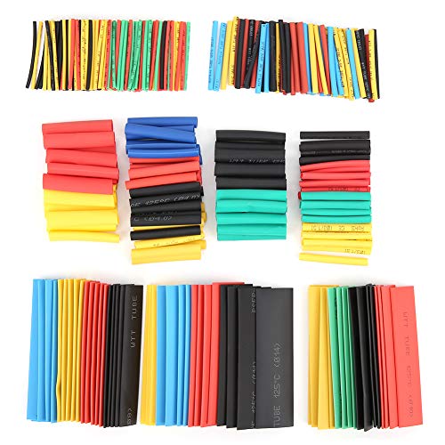 Heat Shrink Tube Kit - 656 Pcs Assorted Sizes, 2:1 Shrink Ratio, Waterproof Electrical Wire Cable Wrap for Insulation & Protection | DIY Electronics, Automotive Wiring, Home Repair & Marine Applications