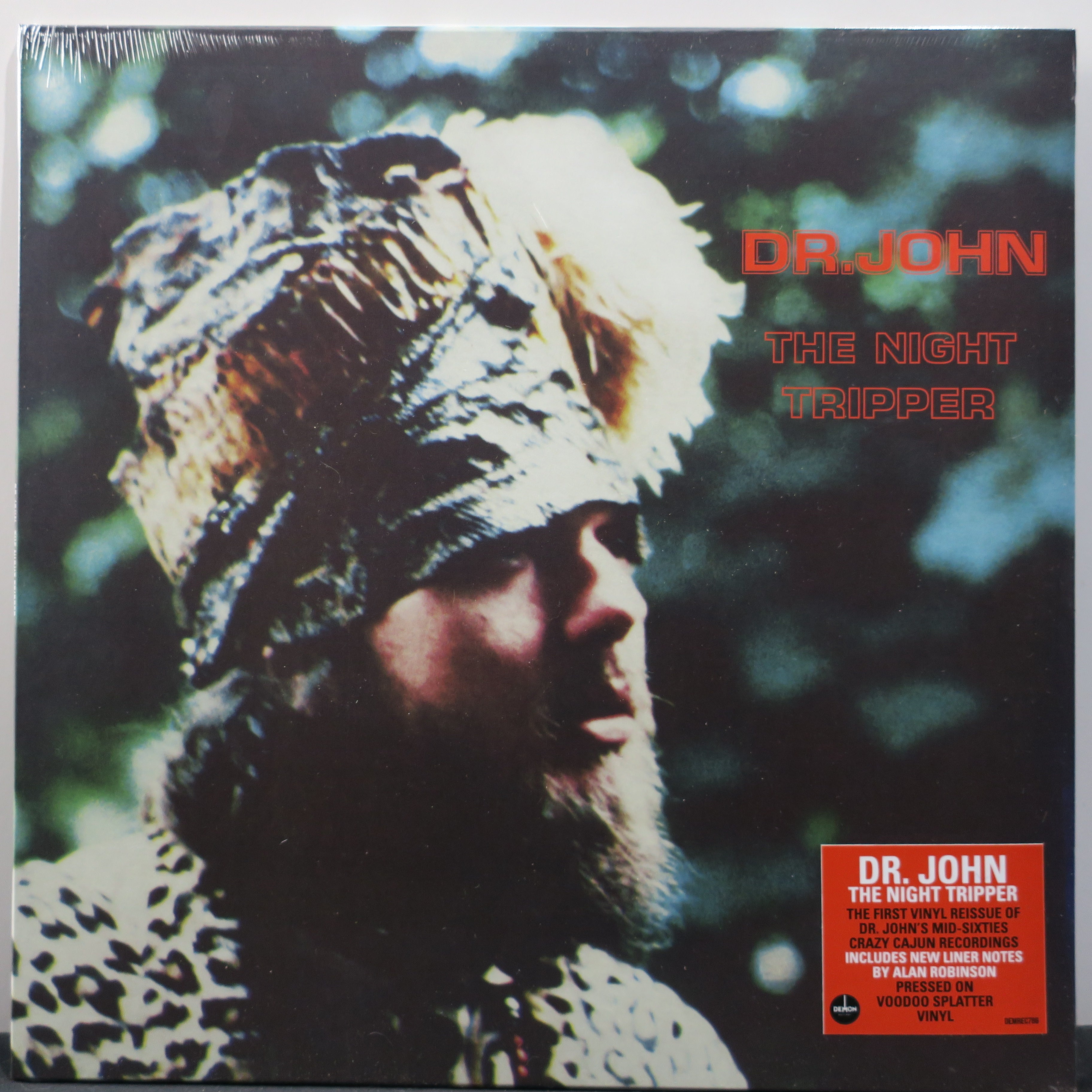 DR JOHN 'Night Tripper' VOODOO SPLATTER Vinyl LP Record - Limited Edition New Orleans Voodoo Funk Music for Collectors & Music Lovers - Perfect for Vinyl Collections, Home Decor & Retro Music Parties