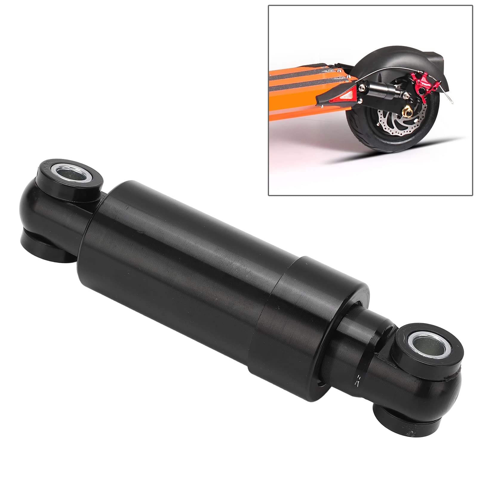 **Aramox 110mm Electric Bike Shock Absorber - 2pcs Black 750lbs Load Capacity - Compatible with Folding Scooters & E-Bikes - Perfect for Commuting & Off-Road Adventures**