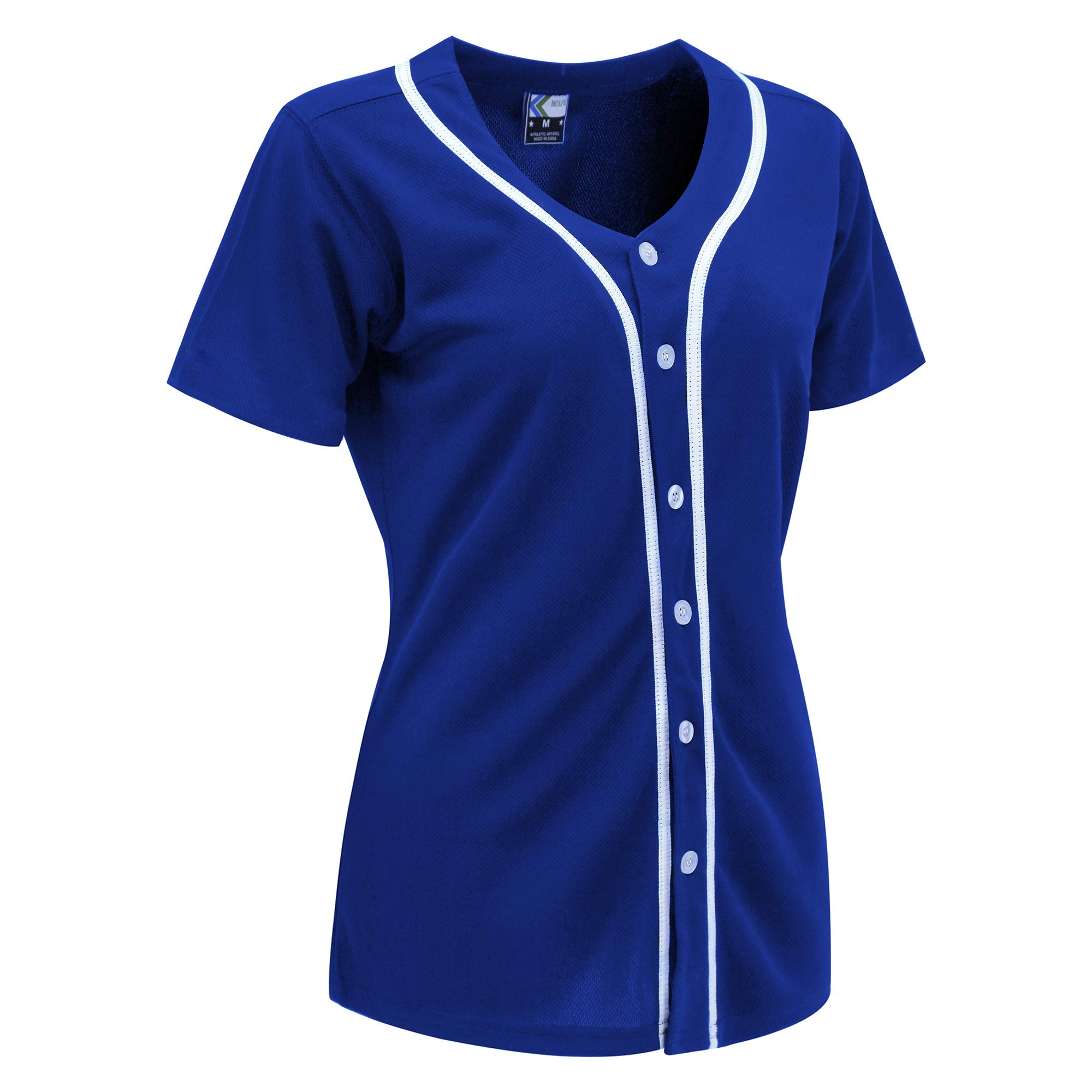 ARTORE Women's Baseball Jersey - Button Down Softball Shirt for Women | Breathable & Comfortable Baseball Uniform Top for Games, Practice & Casual Wear