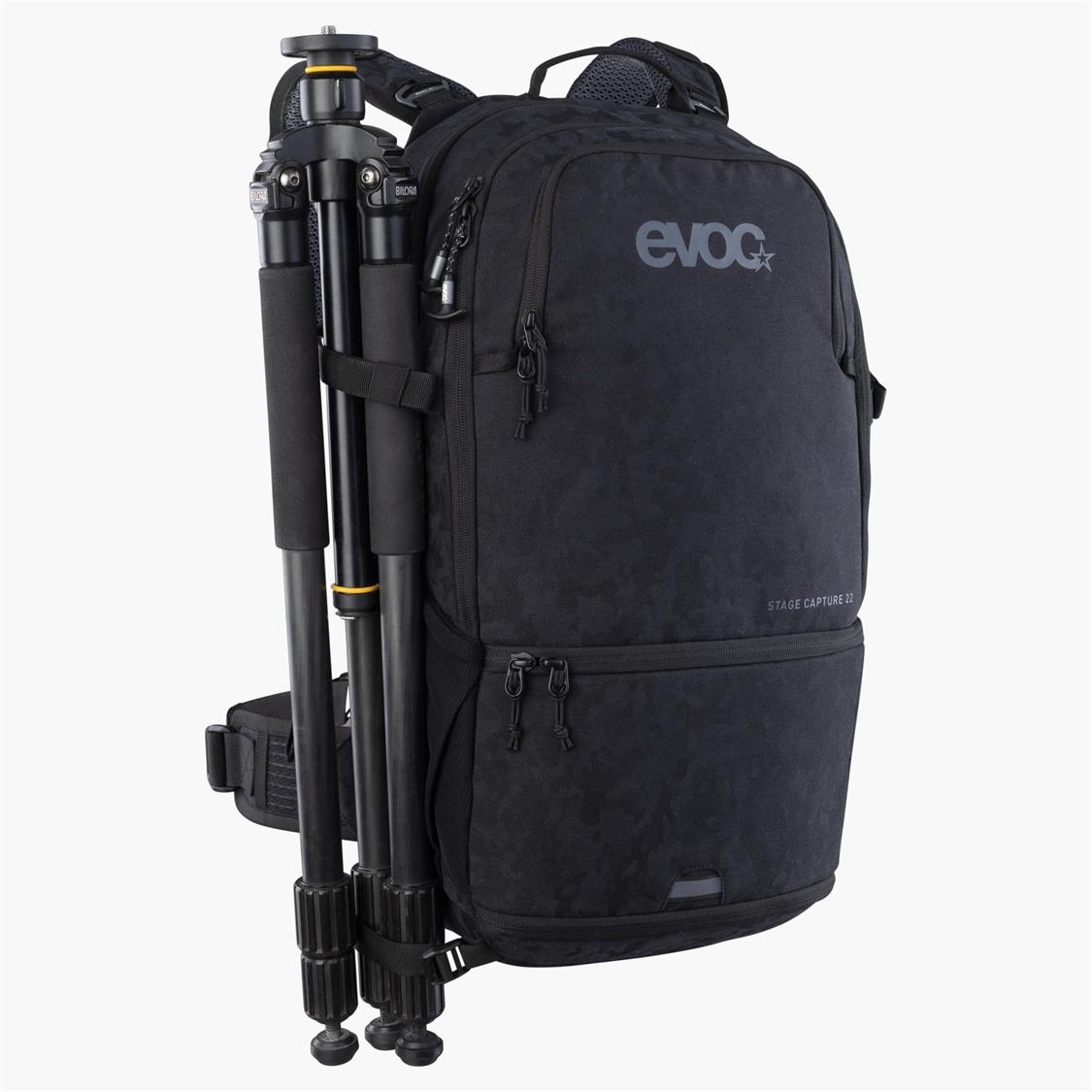 Evoc Stage Capture 22 Camera Backpack (SS25) - Waterproof DSLR/SLR/Mirrorless Camera Bag with Laptop Compartment - Perfect for Travel, Hiking & Photography Adventures