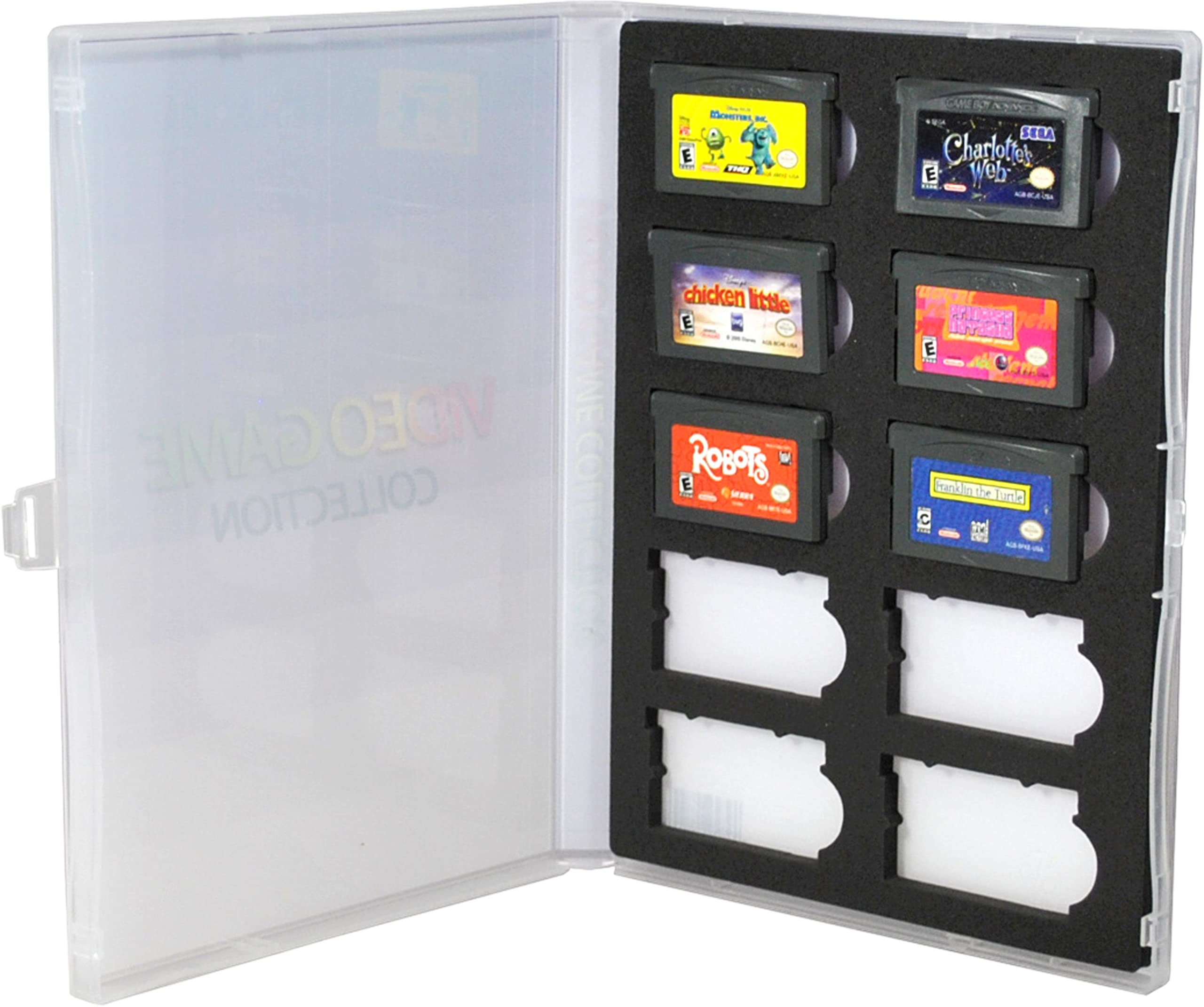 UniKeep Game Cartridge Storage Case for Nintendo GameBoy Advance - Holds 10 Games | Compact Protective Organizer for GBA Cartridges | Perfect for Travel, Gaming Parties & Collectors