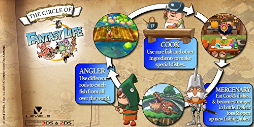 Fantasy Life - Nintendo 3DS Game | Adventure RPG Simulation | Perfect for Travel & Casual Gaming