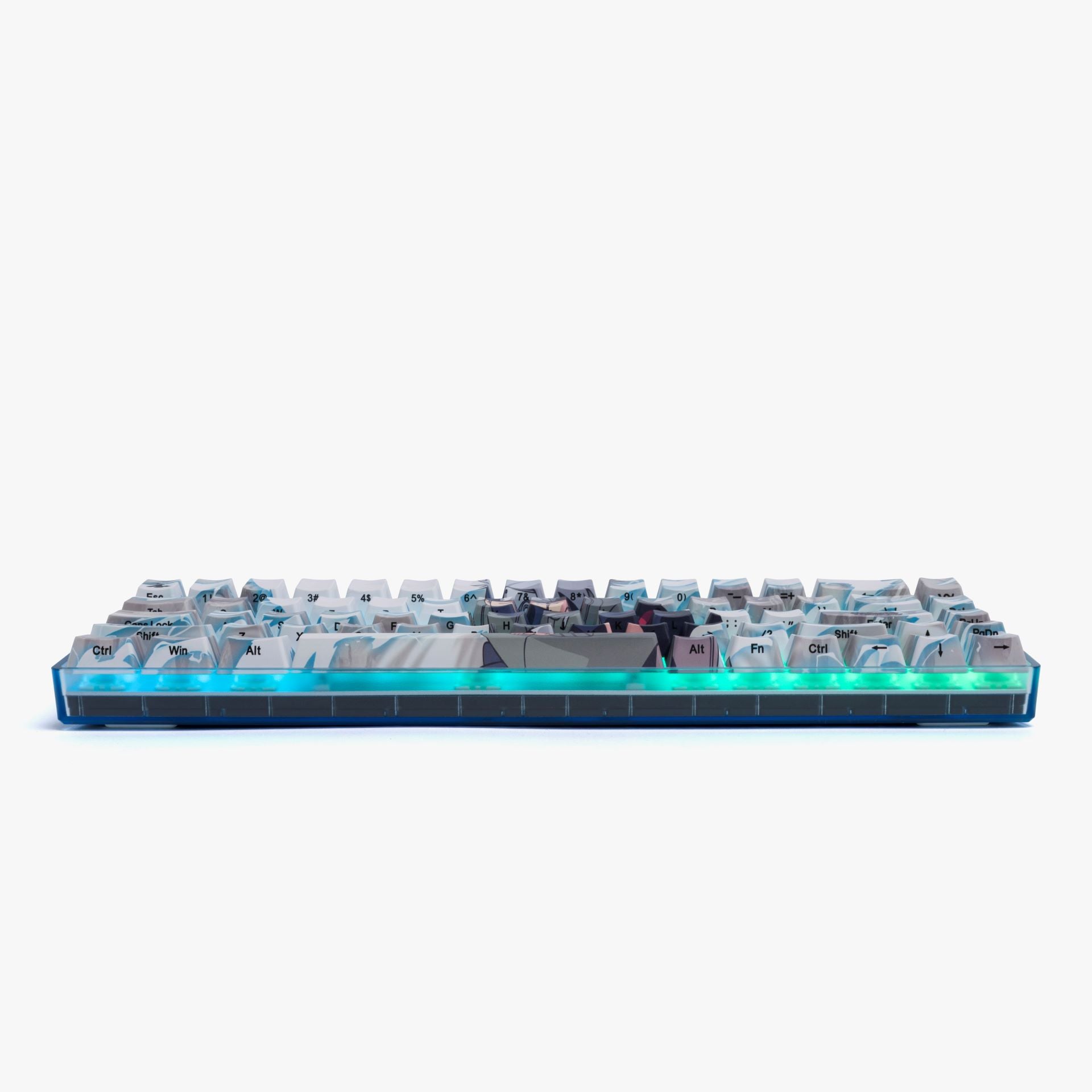 Naruto x HG Basecamp 65HE Mechanical Keyboard - Kakashi Hatake Edition | Custom Anime Gaming Keyboard for PC & Mac | Perfect for Typing, Gaming & Anime Enthusiasts