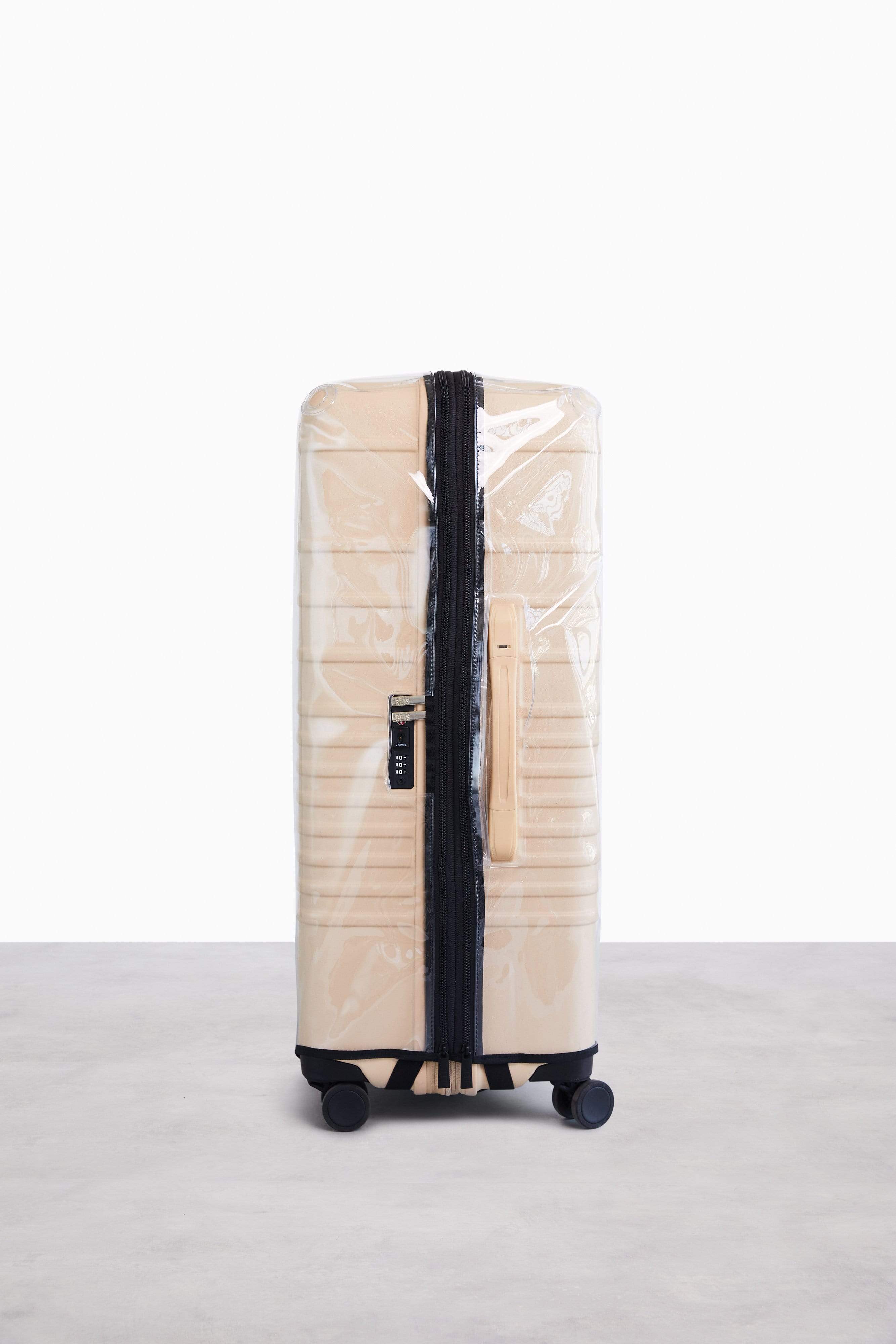 Large Check-In Luggage Cover - Durable Waterproof Suitcase Protector for Travel | Perfect for Airplane, Train & Bus Trips