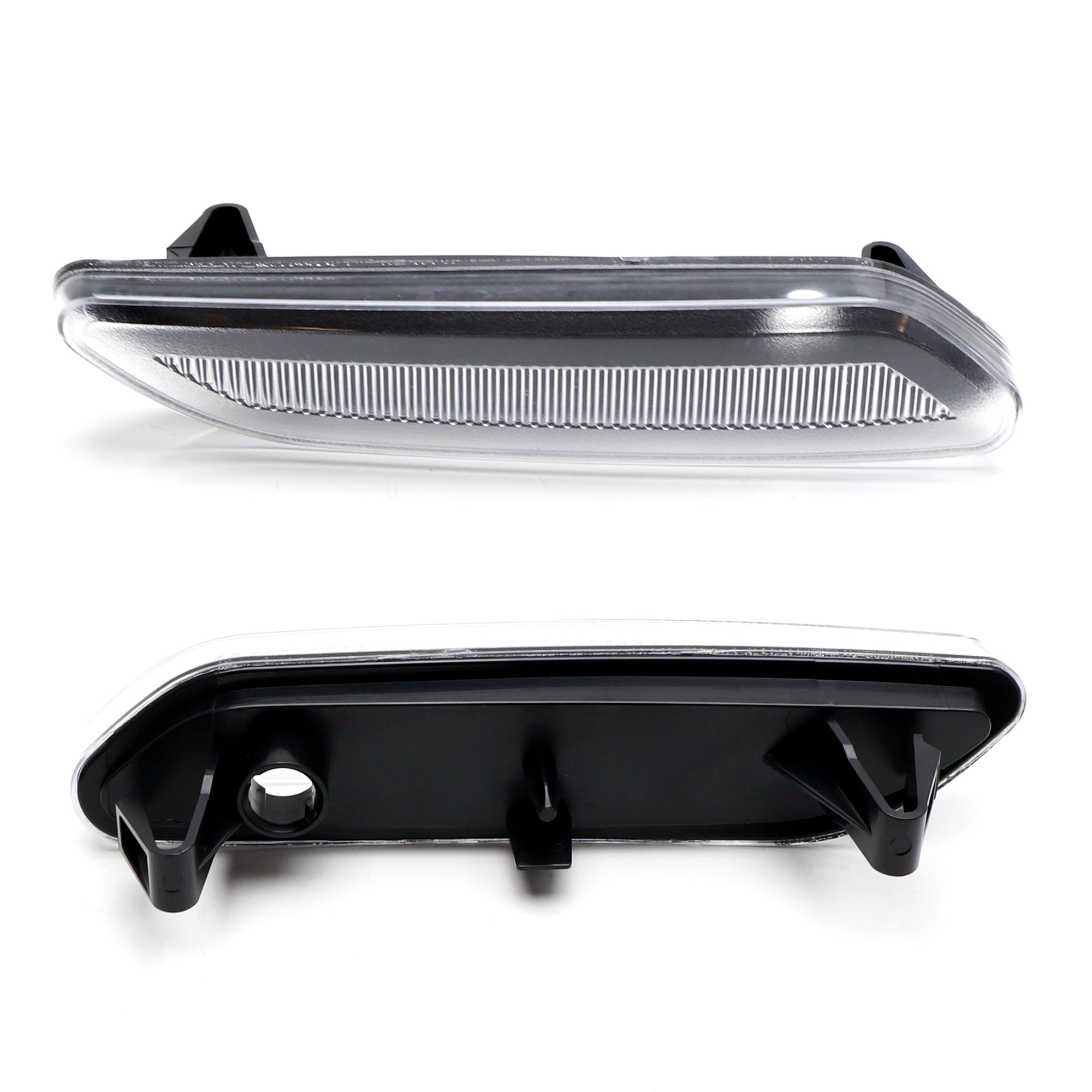 Clear Lens Front Fender Side Marker Lights Housings for 2011-2016 MINI Cooper R60 R61 - Perfect for Night Driving & Custom Car Styling