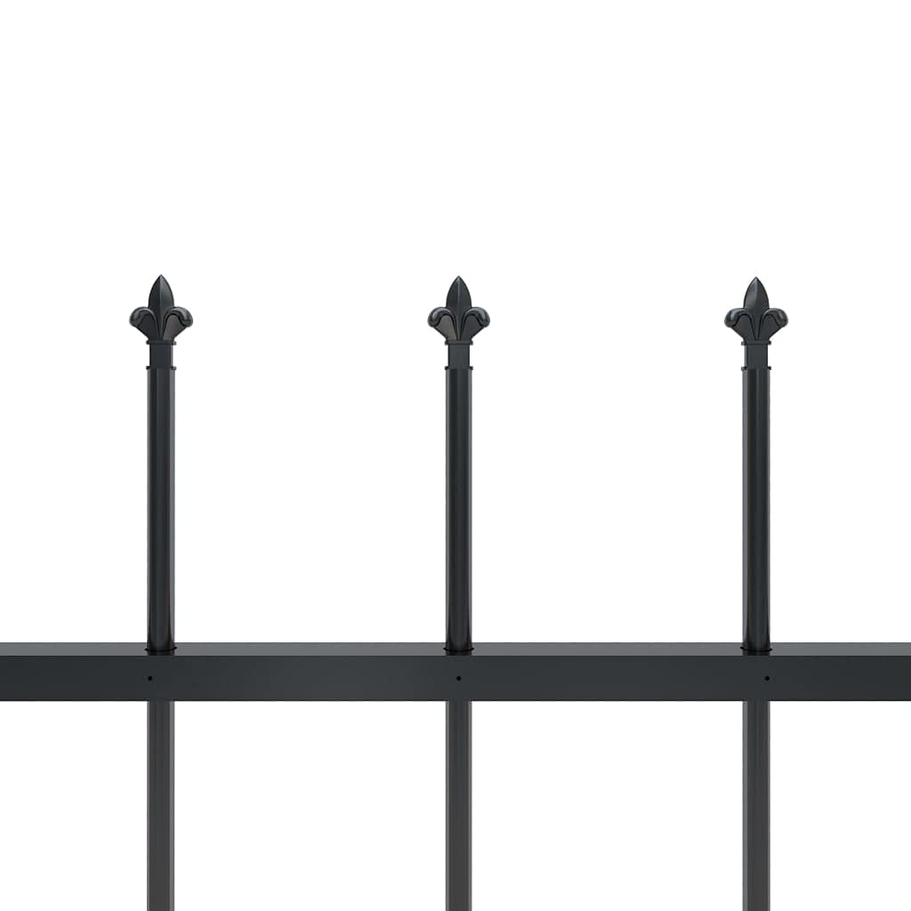 Spear Top Steel Garden Fence Panel - 66.9