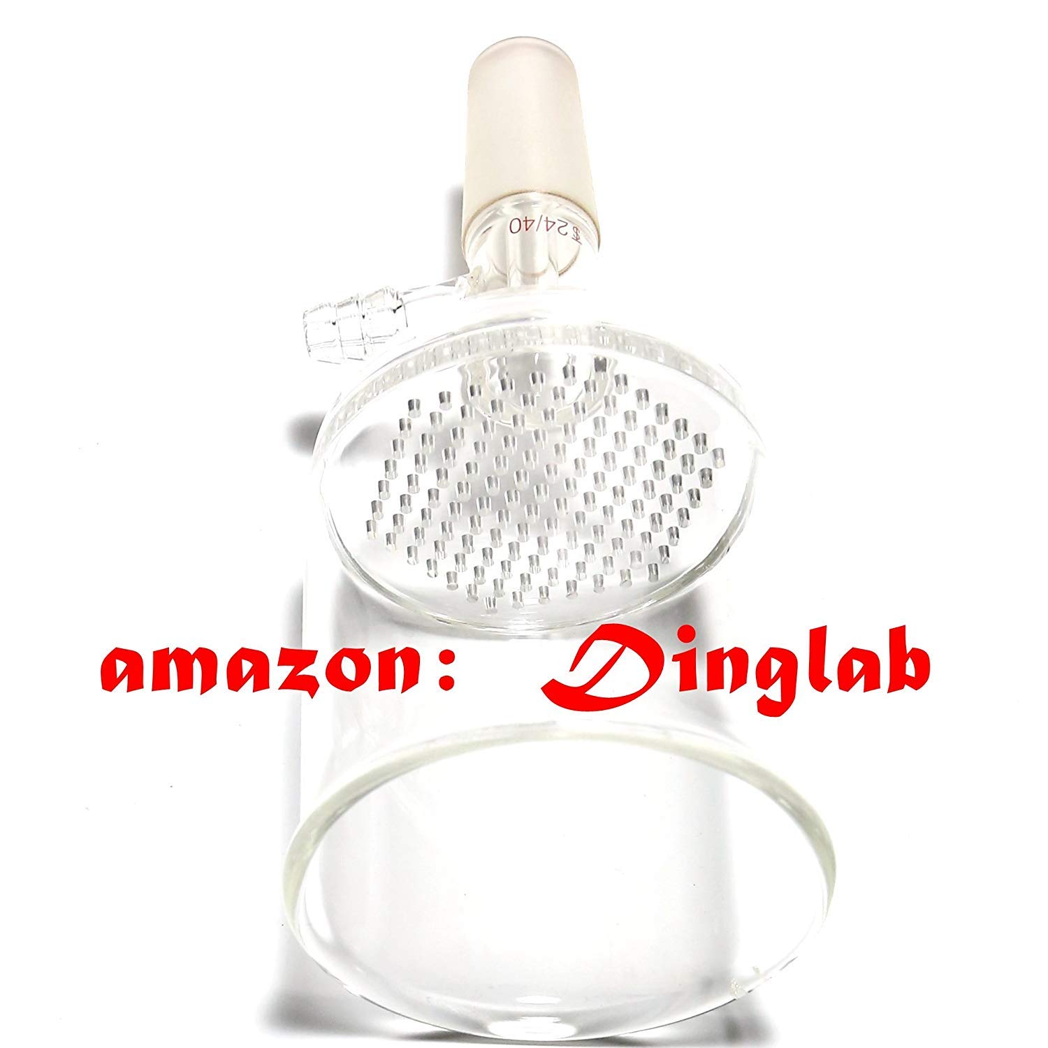 500ml 24/40 Suction Filtration Kit with 47mm Buchner Funnel & Glass Flask - Lab Vacuum Filtration System for Chemistry Experiments, Distillation, and Scientific Research