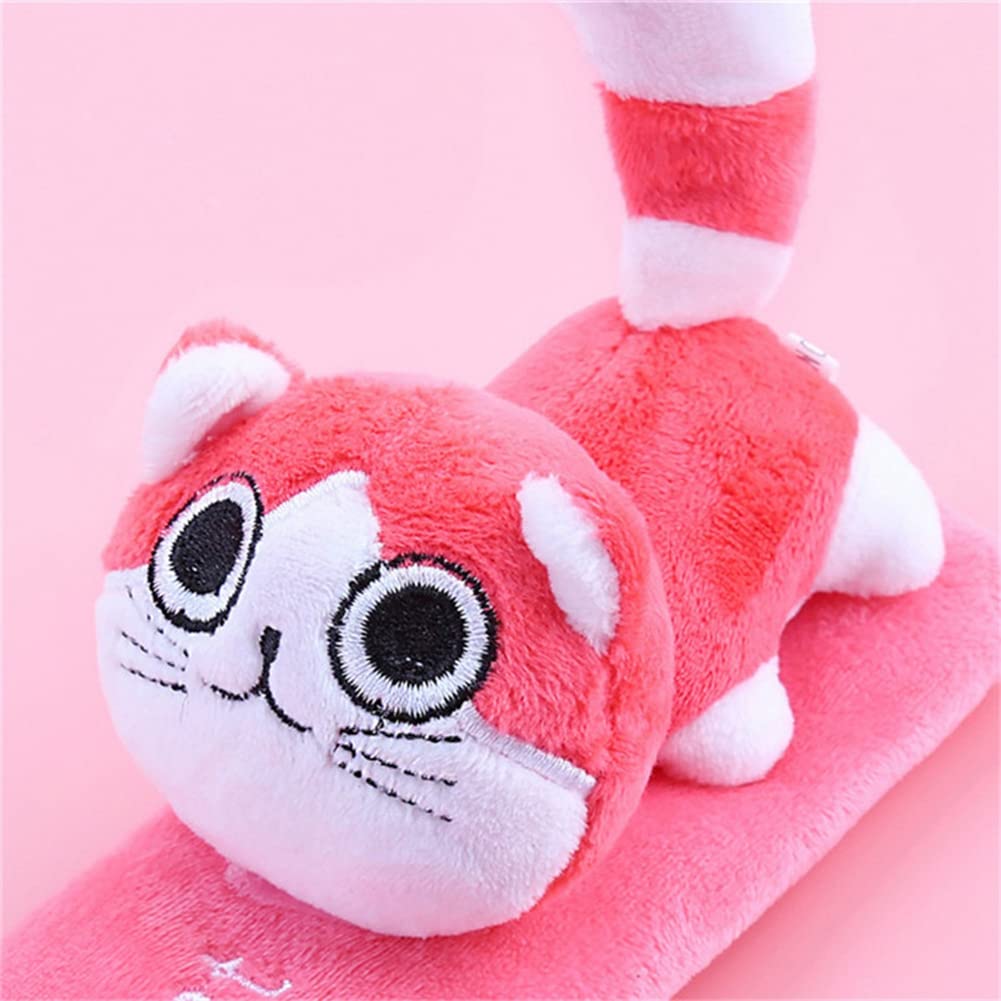 Soft Plush Animal Car Seat Belt Cover for Kids & Adults - Cute Dog Cat Travel Pillow for Comfort & Safety - Perfect for Road Trips, Long Drives & Child Safety