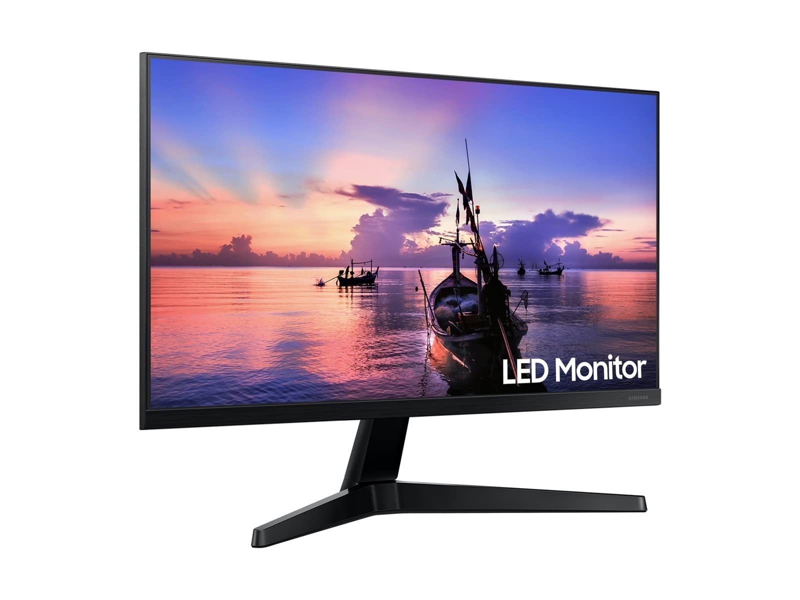 SAMSUNG 24 Inch LED Monitor - LF24T350FHNXZA Full HD 1080P 75Hz Computer Screen with Slim Design | Ideal for Gaming, Home & Office Use | Includes Free Mouse Pad | Perfect for Workstations, Esports & Multitasking