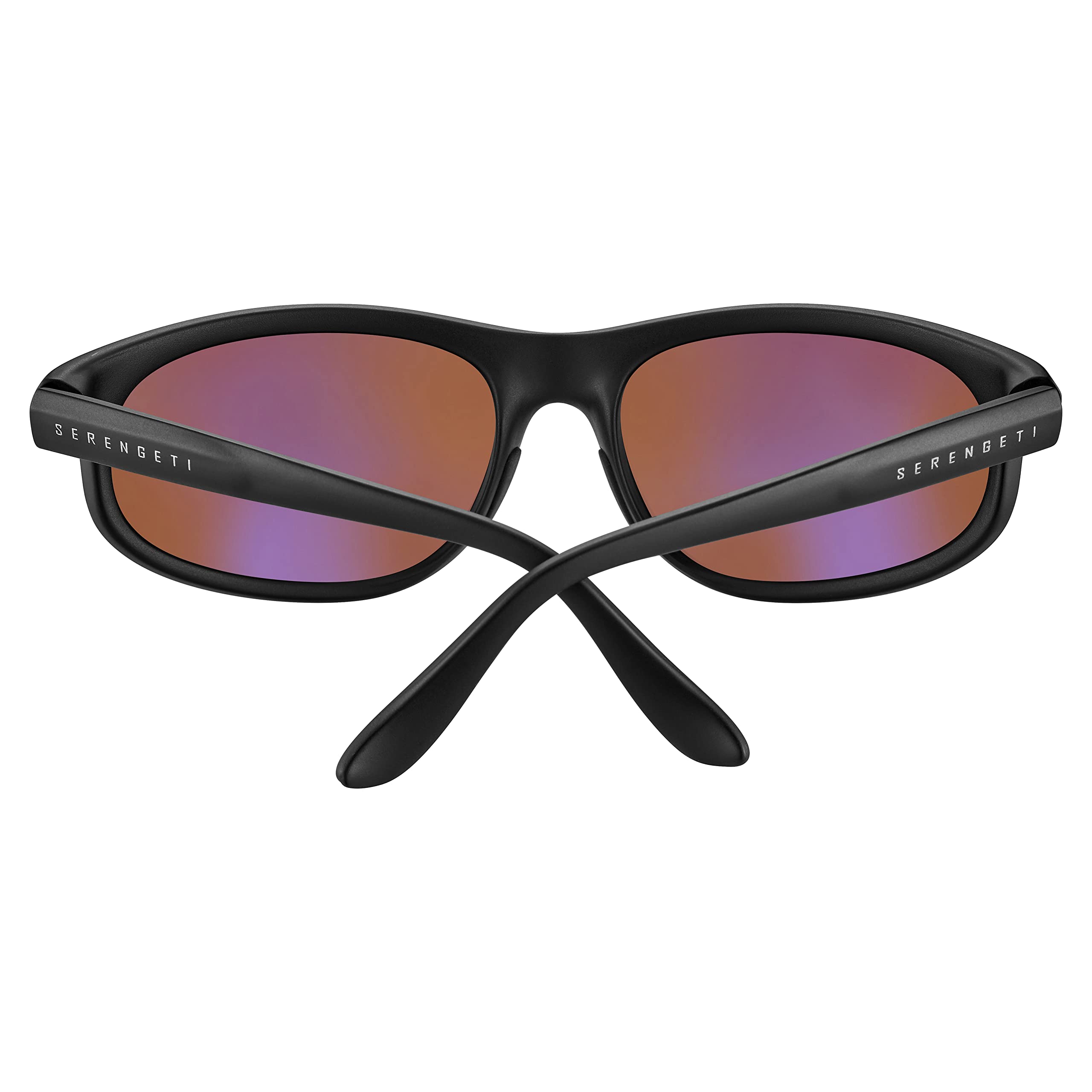 Serengeti Summit Drivers Wrap Around Sunglasses for Men - Lightweight Matte Black Photochromic UV Protection Sunglasses with Mineral Glass Lenses | Perfect for Driving, Outdoor Sports & Everyday Wear