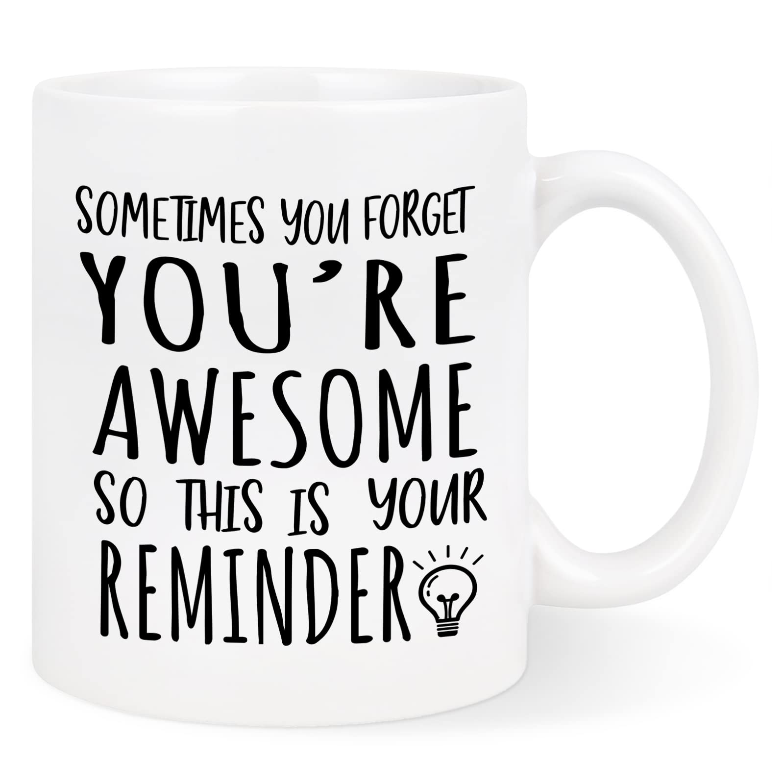 Awesome Inspirational Mug - Motivational Gift for Women & Men - Perfect for Office, Home & Gifts