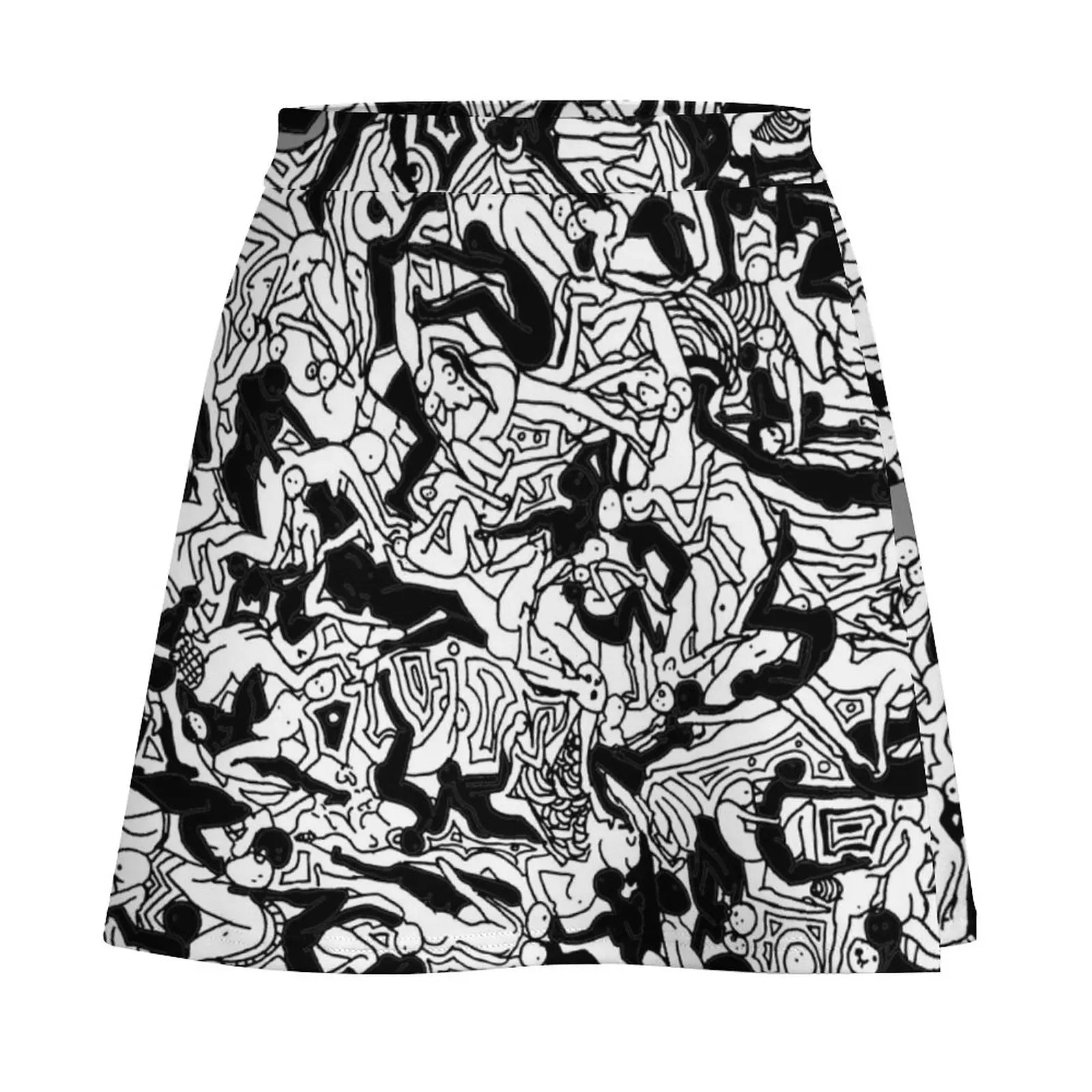 Dragon Print Mini Skirt for Women - Summer Party Dress, Luxury Evening Outfit & Festival Clothing | Perfect for Nightclubs, Weddings & Beach Vacations