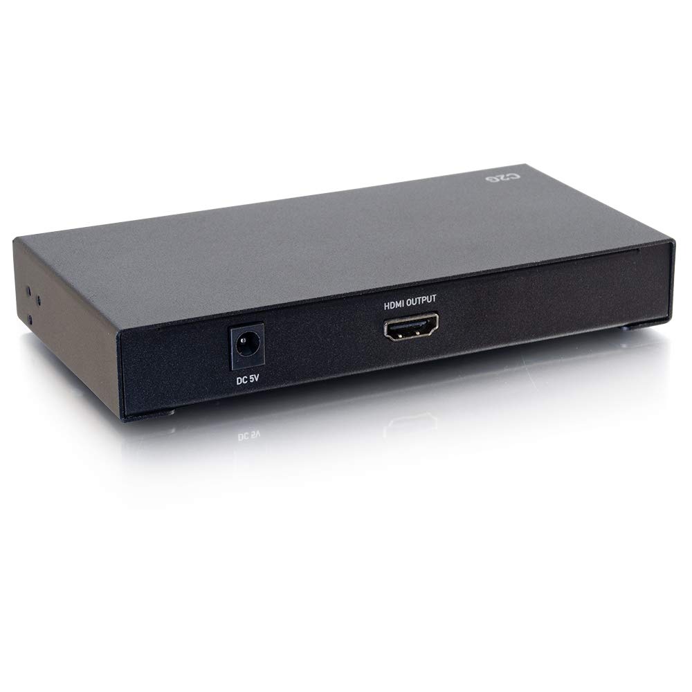 C2G 4K HDMI Switch with Mini DisplayPort, USB-C, VGA & 3.5mm Audio - 60Hz Ultra HD Video Switcher (Black) | Cables To Go 40850 | Perfect for Home Theater, Gaming & Office Multi-Screen Setups