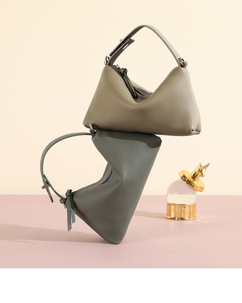Genuine Leather Shoulder Bag for Women - Stylish Tote & Crossbody Purse - Perfect for Work, Travel & Everyday Use