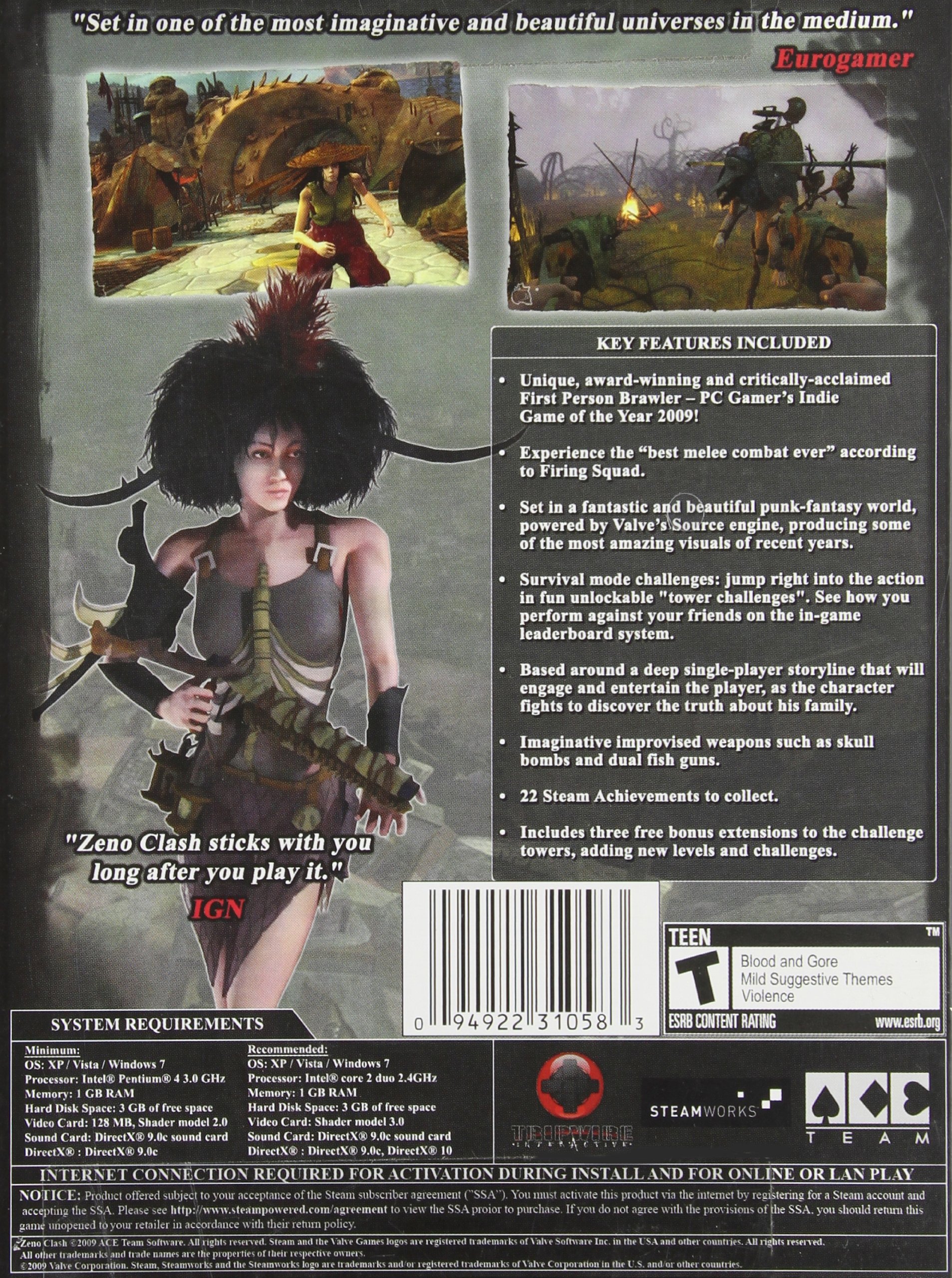 Zeno Clash - Action Adventure PC Game | Fight in a Surreal Fantasy World | Perfect for Steam & Online Gaming Enthusiasts