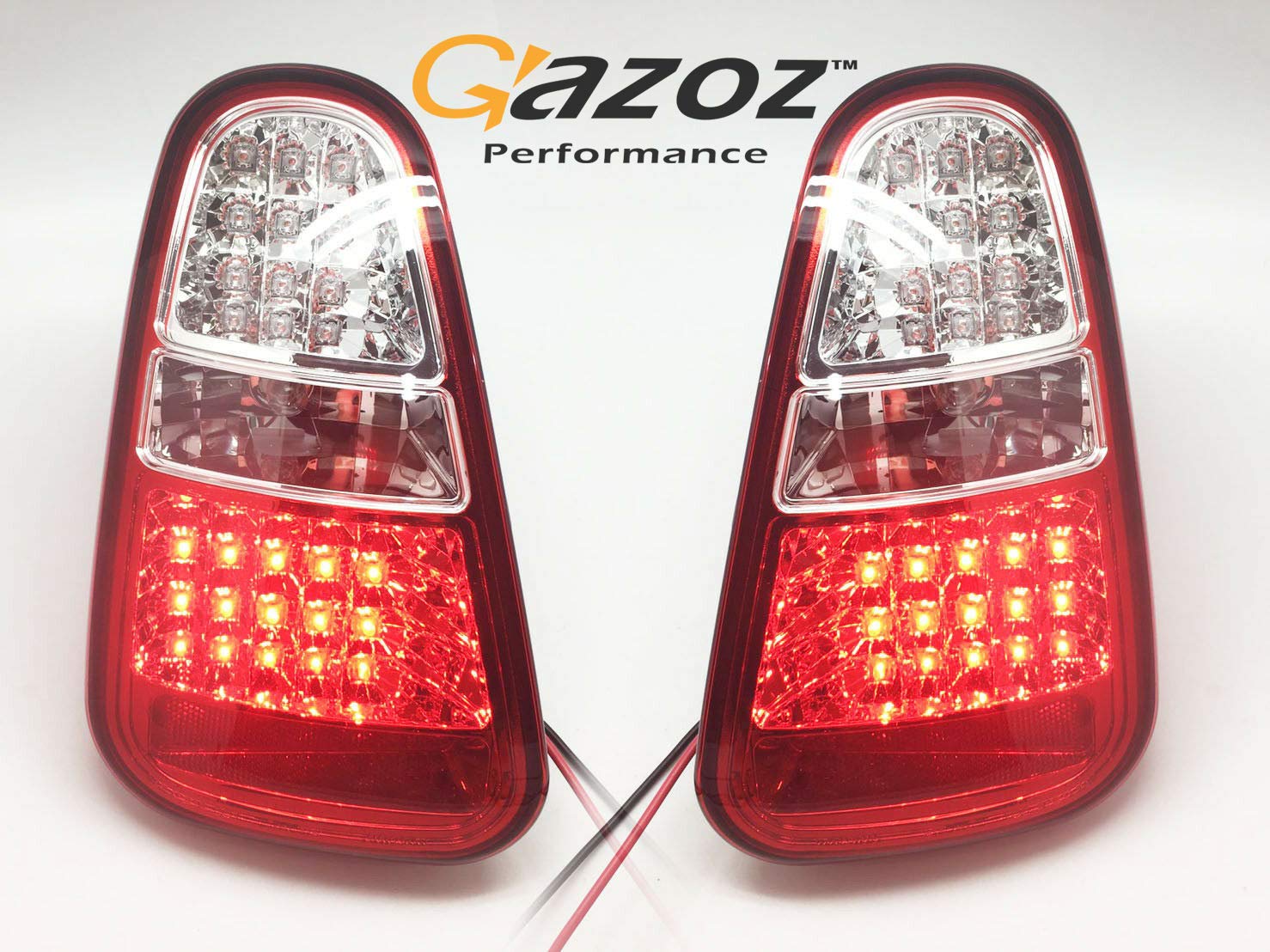 Smoke LED Tail Lights Rear Lamps with Reverse Light for 2004-2006 Mini Cooper R50 R52 R53 - Upgrade Your Car's Style & Safety for Night Driving