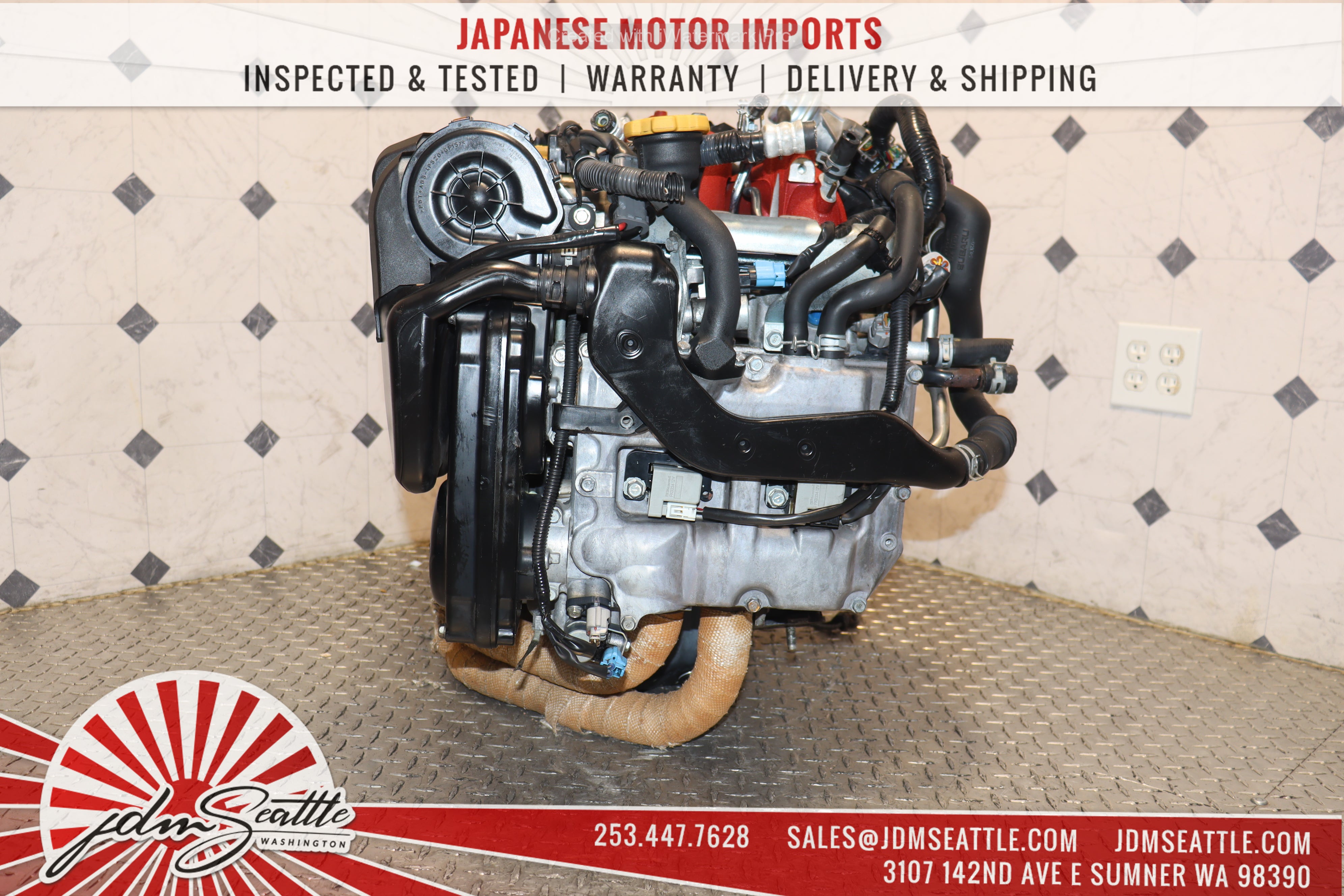 JDM EJ257 2.5L Turbo AVCS EJ25 V10 Engine for 2008-2021 Subaru WRX STI - High Performance Replacement Engine - Perfect for Racing, Tuning & Engine Swap Projects