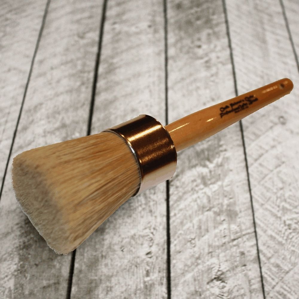 Professional Wax Brush (R15) for Chalk Paint - Durable & Smooth Application for Furniture, Cabinets & DIY Projects