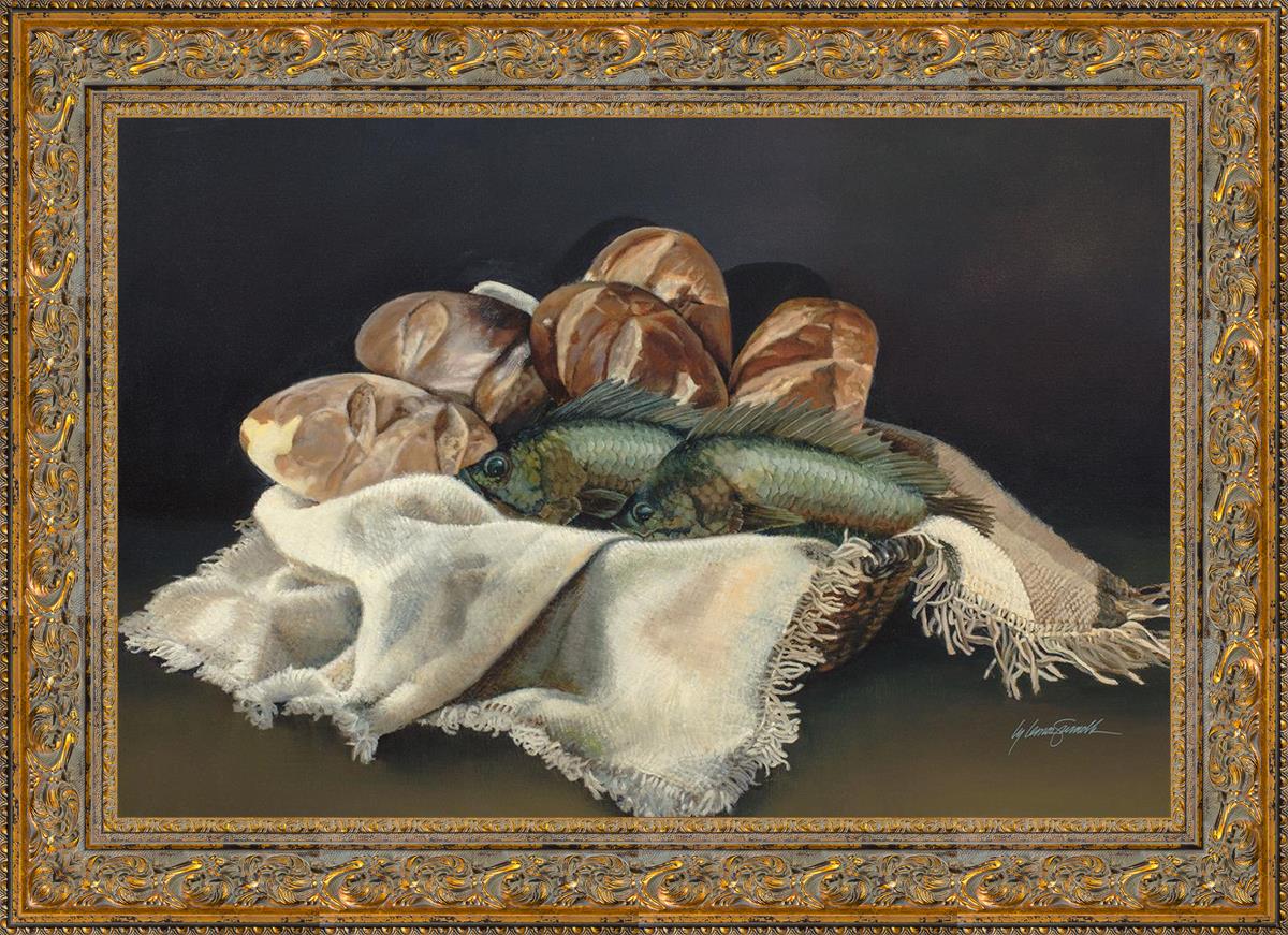 Five Loaves Two Fishes - Biblical Christian T-Shirt for Men & Women - Perfect for Church, Bible Study & Faith-Based Events