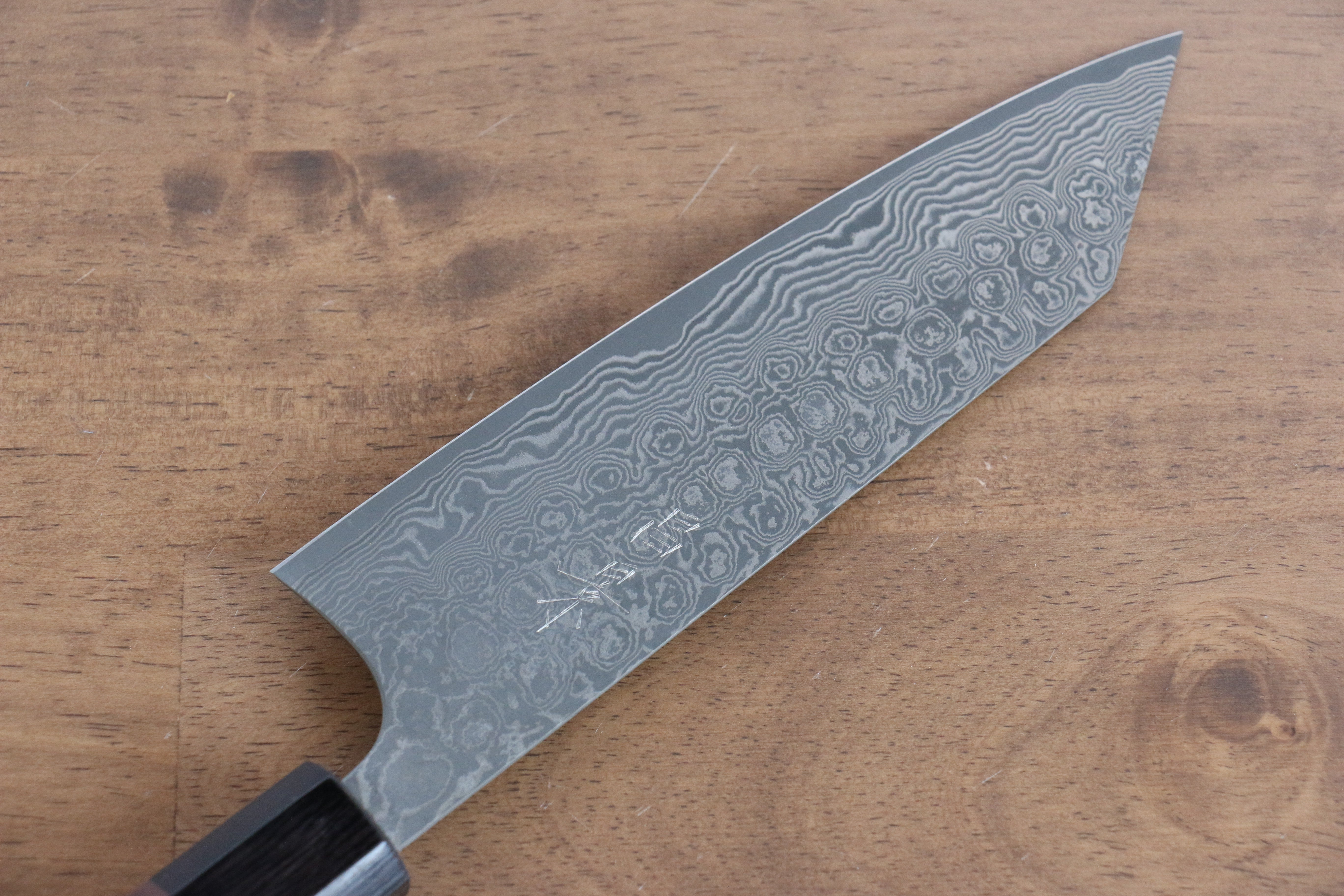Masakage Kumo VG10 Damascus Bunka Knife 170mm with Shitan Handle - Premium Japanese Kitchen Knife for Slicing, Dicing & Precision Cooking