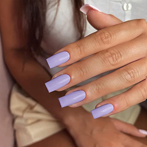 glossy lilac