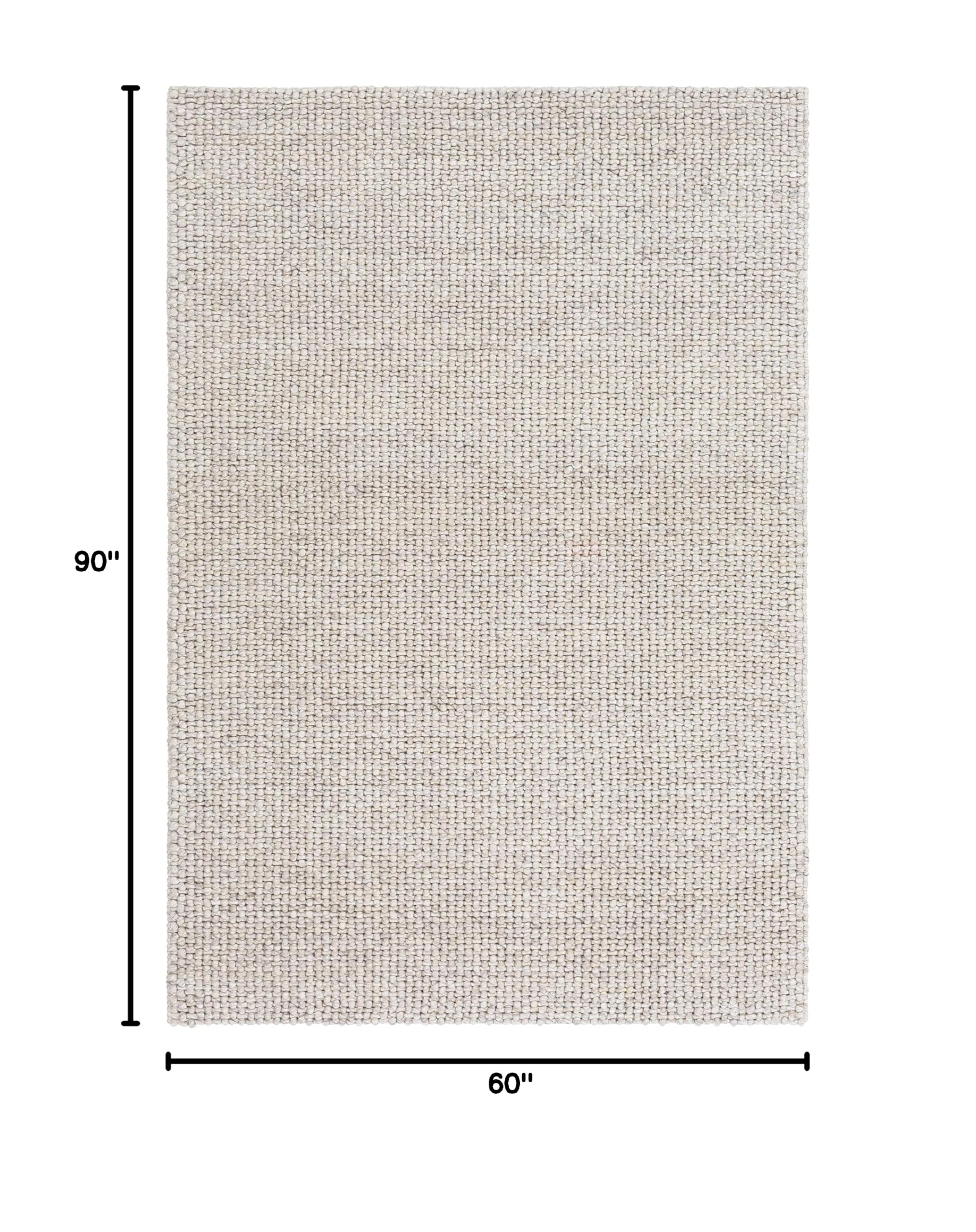 Hauteloom Plattekill Wool Area Rug 5' x 7'6