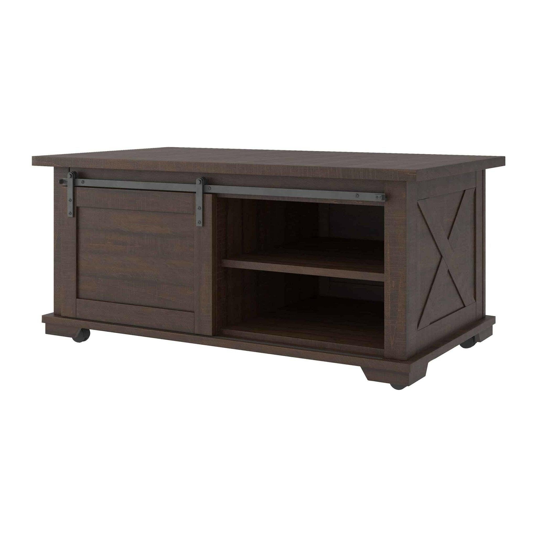 Camiburg Modern Coffee Table T283 - Stylish Living Room Furniture for Small Spaces - Perfect for Apartments, Dorms & Cozy Homes