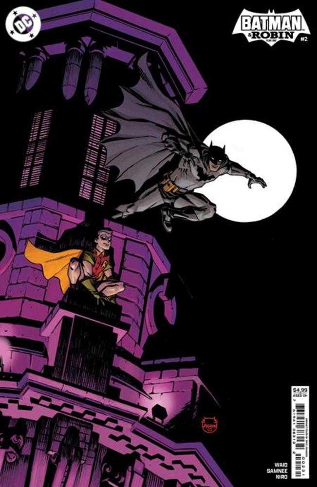 Batman And Robin Year One #2 (Of 12) Cover C Dave Johnson Card Stock Variant - DC Comics Graphic Novel for Collectors - Perfect for Superhero Fans & Comic Book Enthusiasts