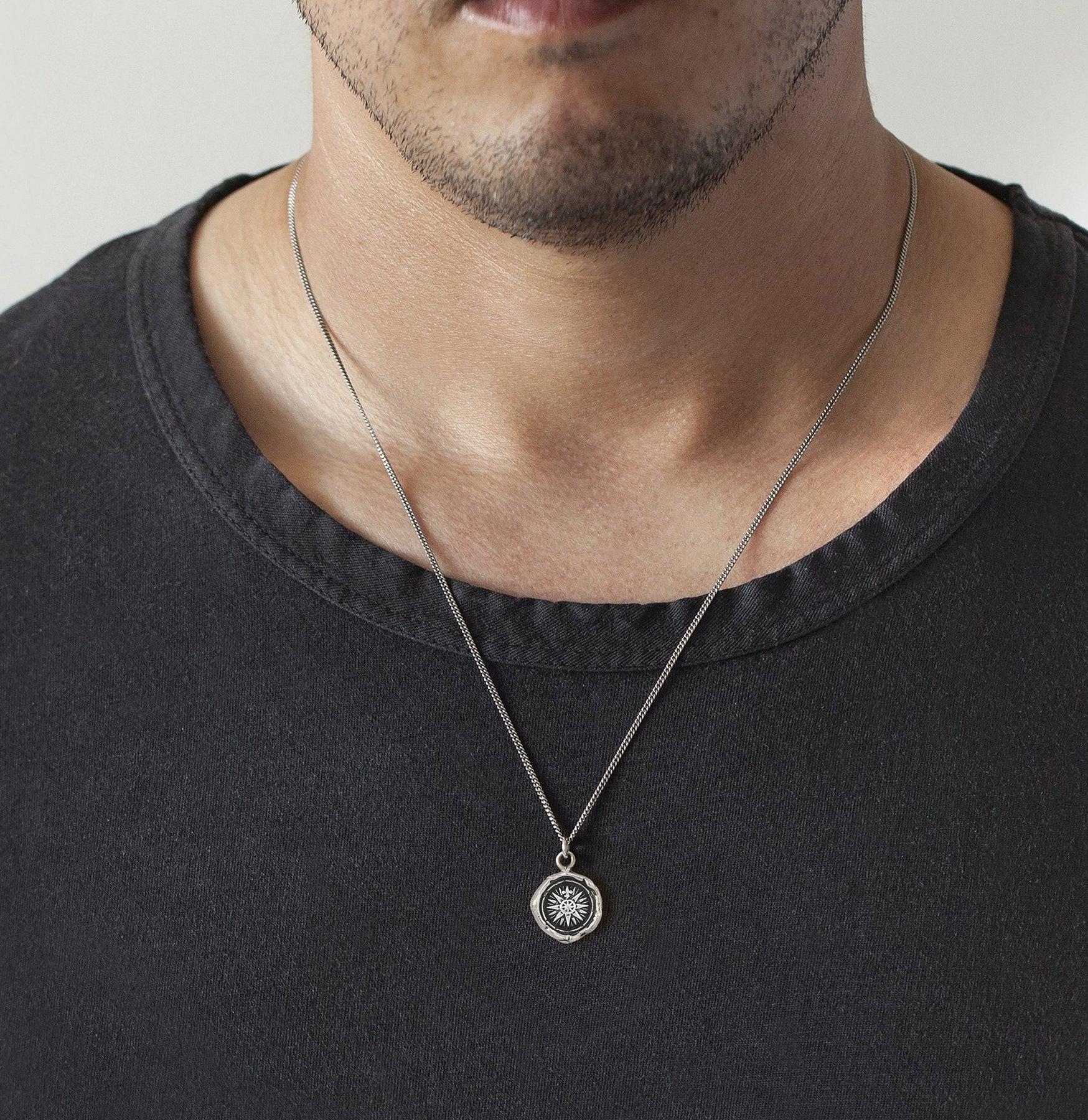 925 Sterling Silver Direction Pendant Necklace for Women - Perfect for Gifts, Spiritual Protection & Everyday Wear