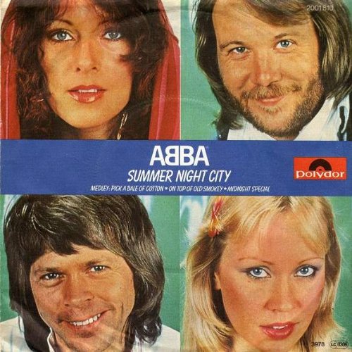 ABBA - Summer Night City - Polydor 2001 Remastered Vinyl Record - Perfect for Parties & 70s Disco Nights