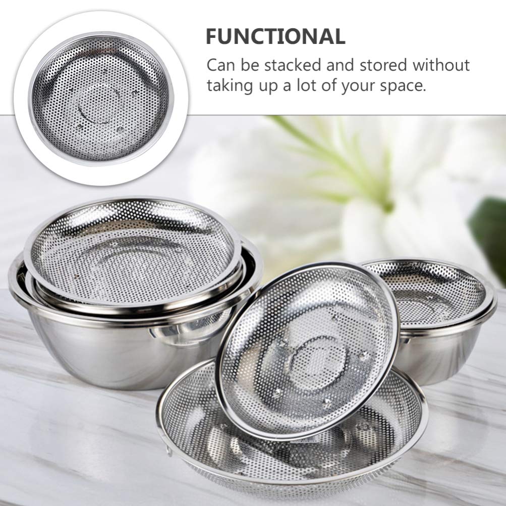 Premium Stainless Steel Food Steamer Basket – Multi-Purpose Dumpling & Fruit Steamer with Mesh Plate for Cooking, Draining & Steaming in Pots | Perfect for Healthy Meals, Meal Prep & Asian Cuisine
