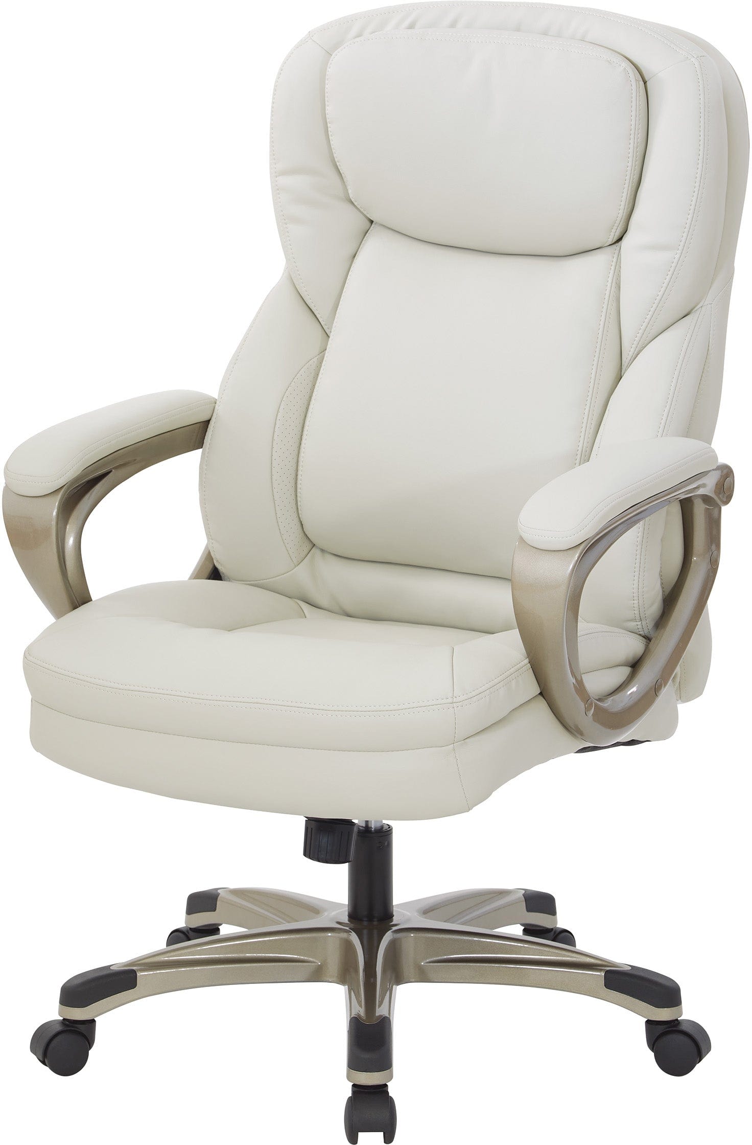 Office Star Executive Bonded Leather Office Chair [ECH6770] - Ergonomic Desk Chair for Home & Office, Adjustable Height & Swivel, Comfortable Work Chair for Long Hours