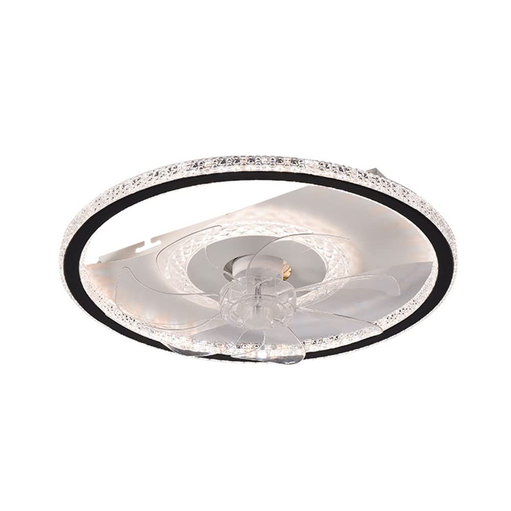 Remote Control Ceiling Fan with LED Light - Dimmable 3-Color Lighting, Timer & Silent Fan for Bedroom & Living Room | Perfect for Home Cooling & Ambient Lighting