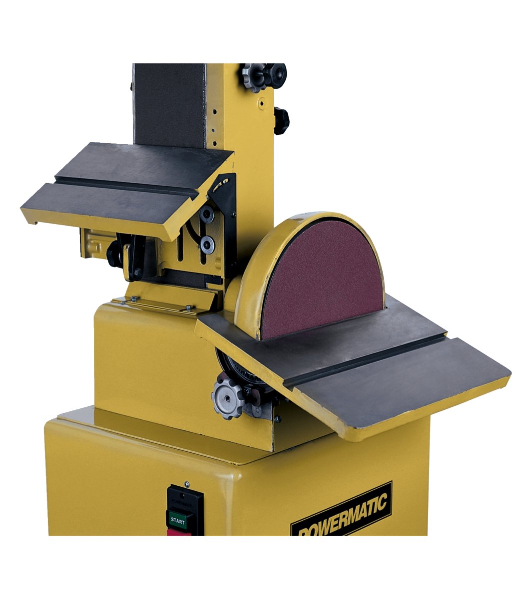 31A Belt/Disc Sander, 1.5HP Single Phase 115/230V Power Combo Sander for Woodworking, Metalworking & DIY Projects - Perfect for Sanding, Shaping & Finishing