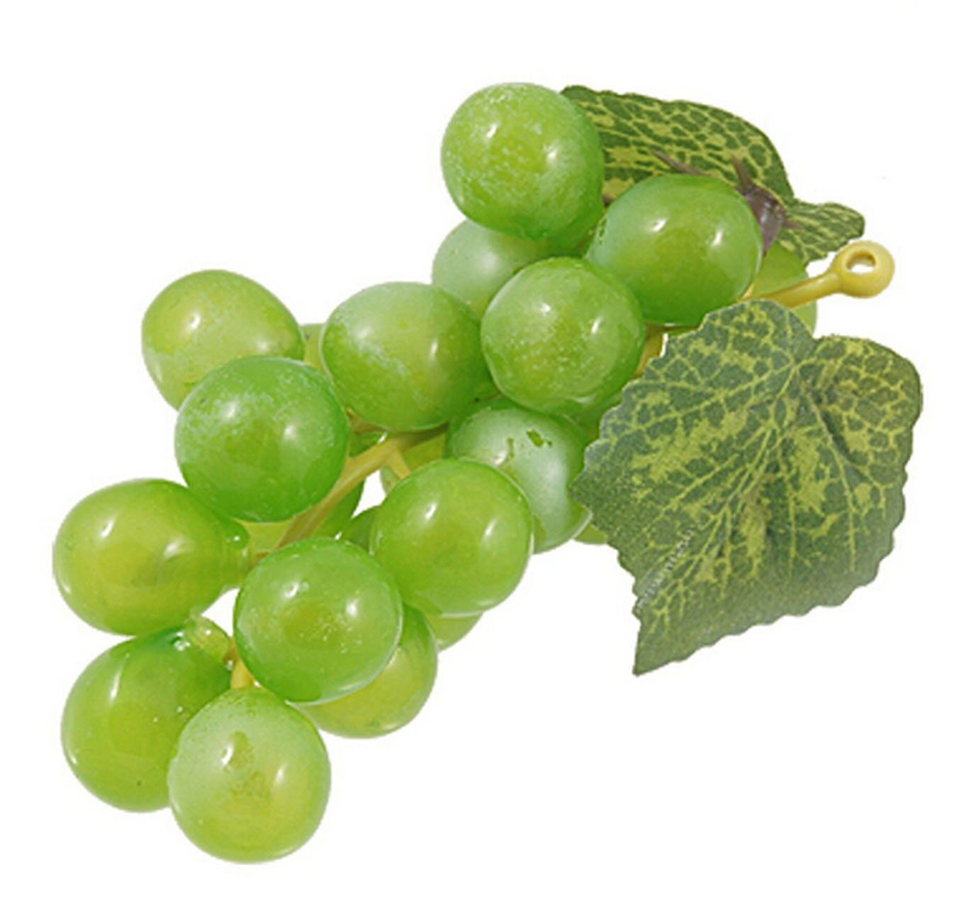 3 Pack Green Plastic Artificial Grapes for Desk Decor, Home Office, Wedding & Party Centerpieces – Realistic Fake Fruit Decoration