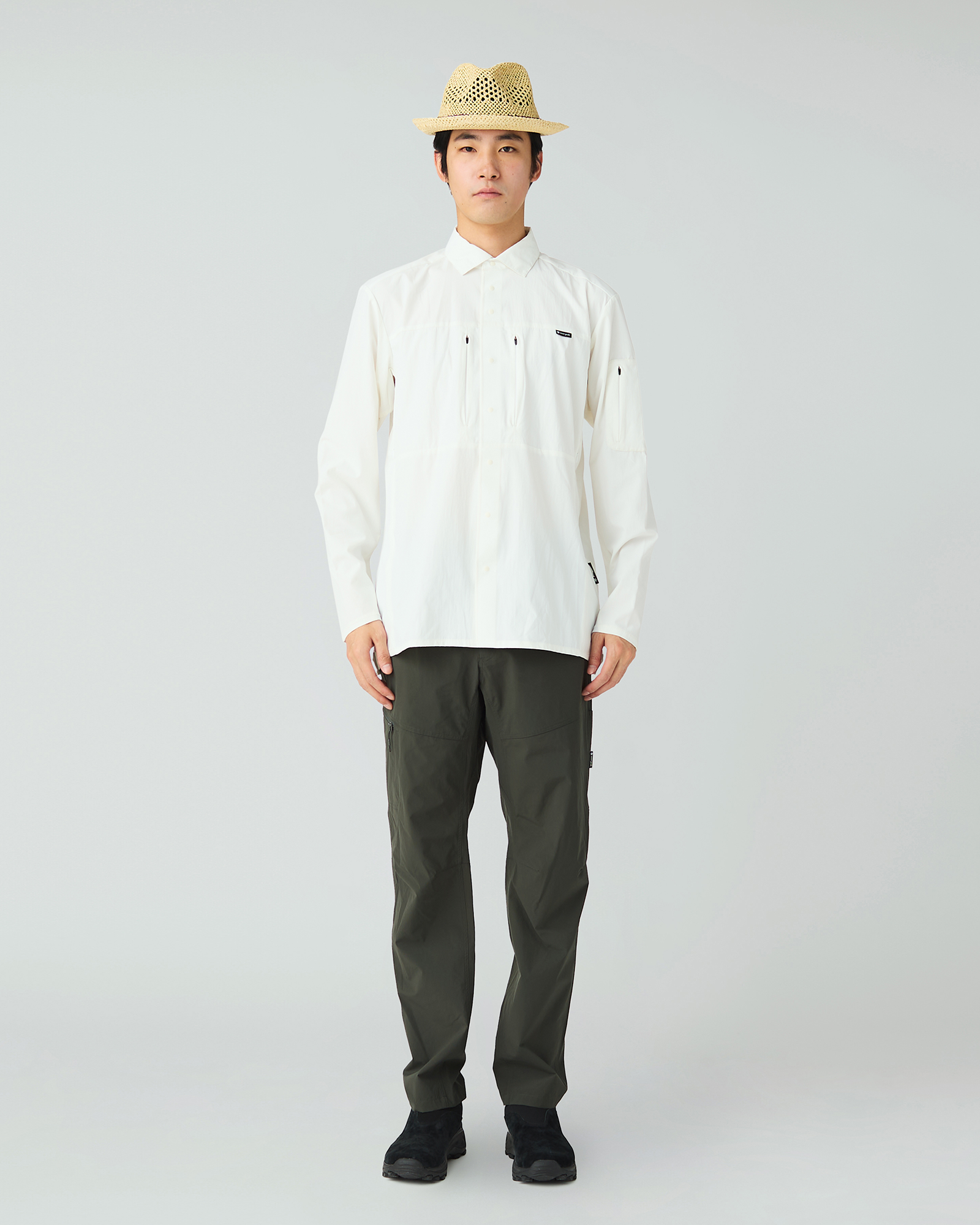 Breathable Stretch Dry Long Sleeve Shirt for Men - Moisture Wicking Outdoor Hiking & Travel Shirt