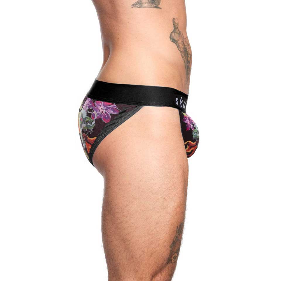 Fire Breathing Dragon Sport Brief - High Performance Men's Underwear for Gym & Workout - Comfortable & Breathable for Active Lifestyles