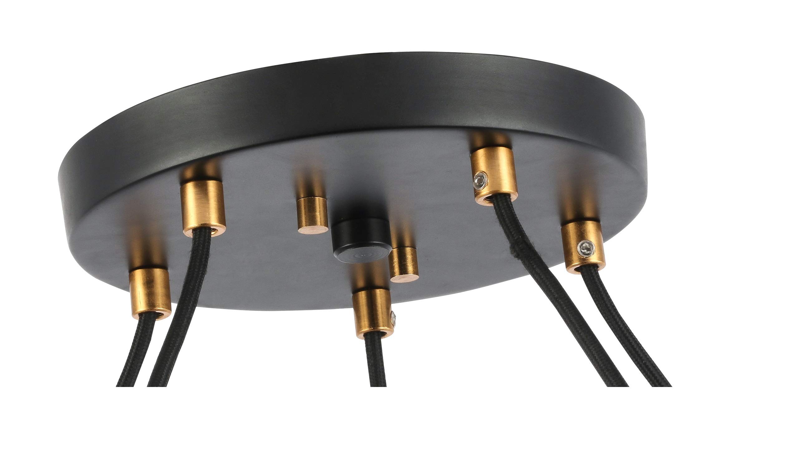 21028CBZLE-C10455 Brass/Bronze Pendant Chandelier - Elegant Ceiling Light Fixture for Dining Room, Kitchen Island & Bedroom Lighting