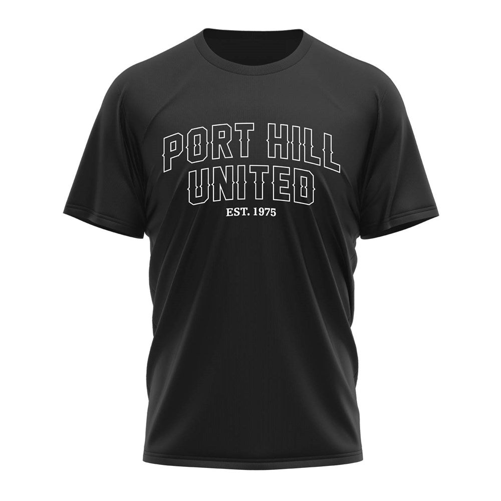 Premium Cotton T-Shirt for Men - Comfortable & Breathable Casual Wear - Port Hill United Club Tee - Perfect for Everyday Outfits, Gym, and Lounge Wear